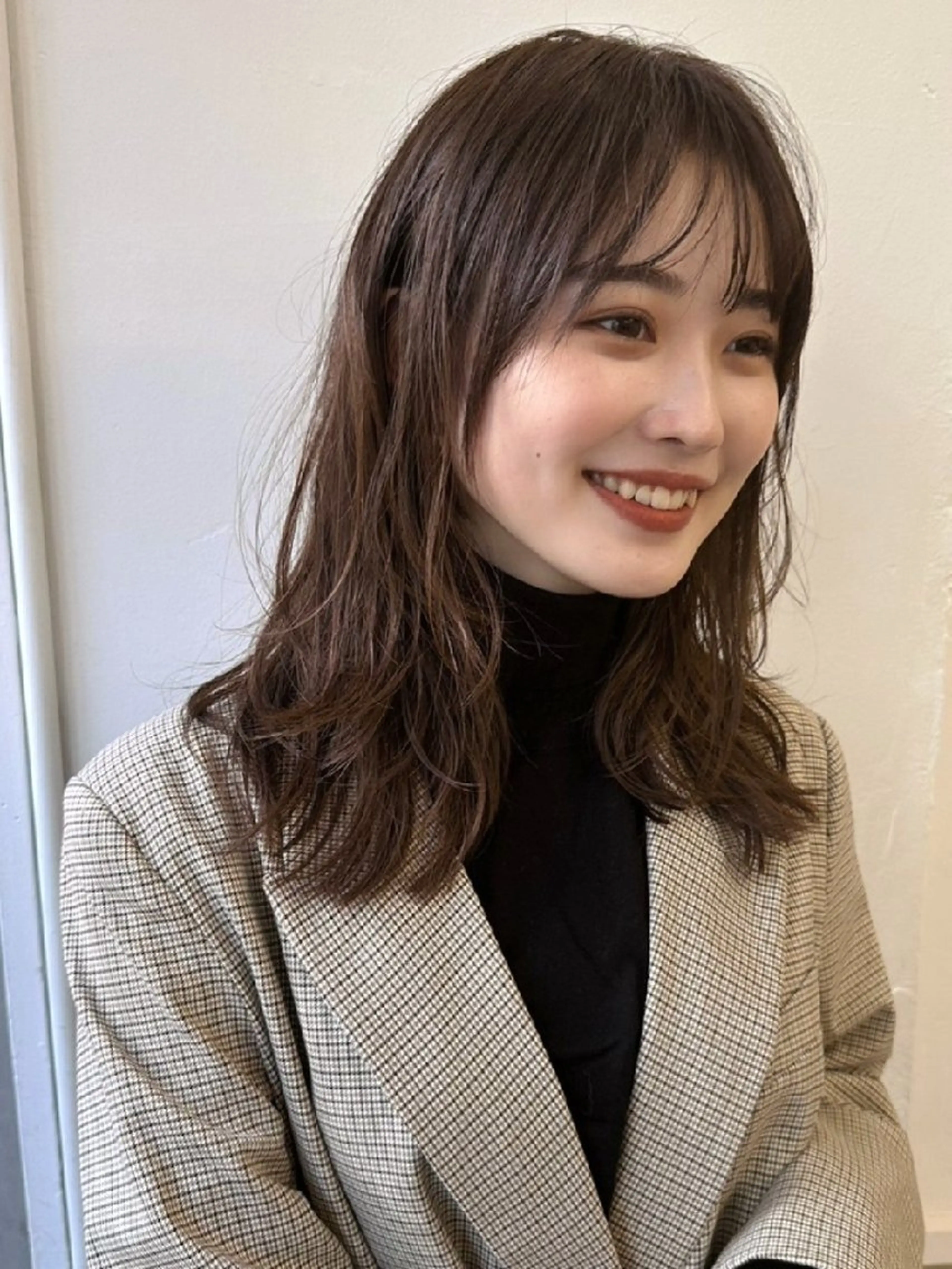 【髪質改善】カット+美髪カラー+パーマ+トリートメント(フルコースメニュー/美髪カラーに含まれるケア剤でダメージ軽減)の写真