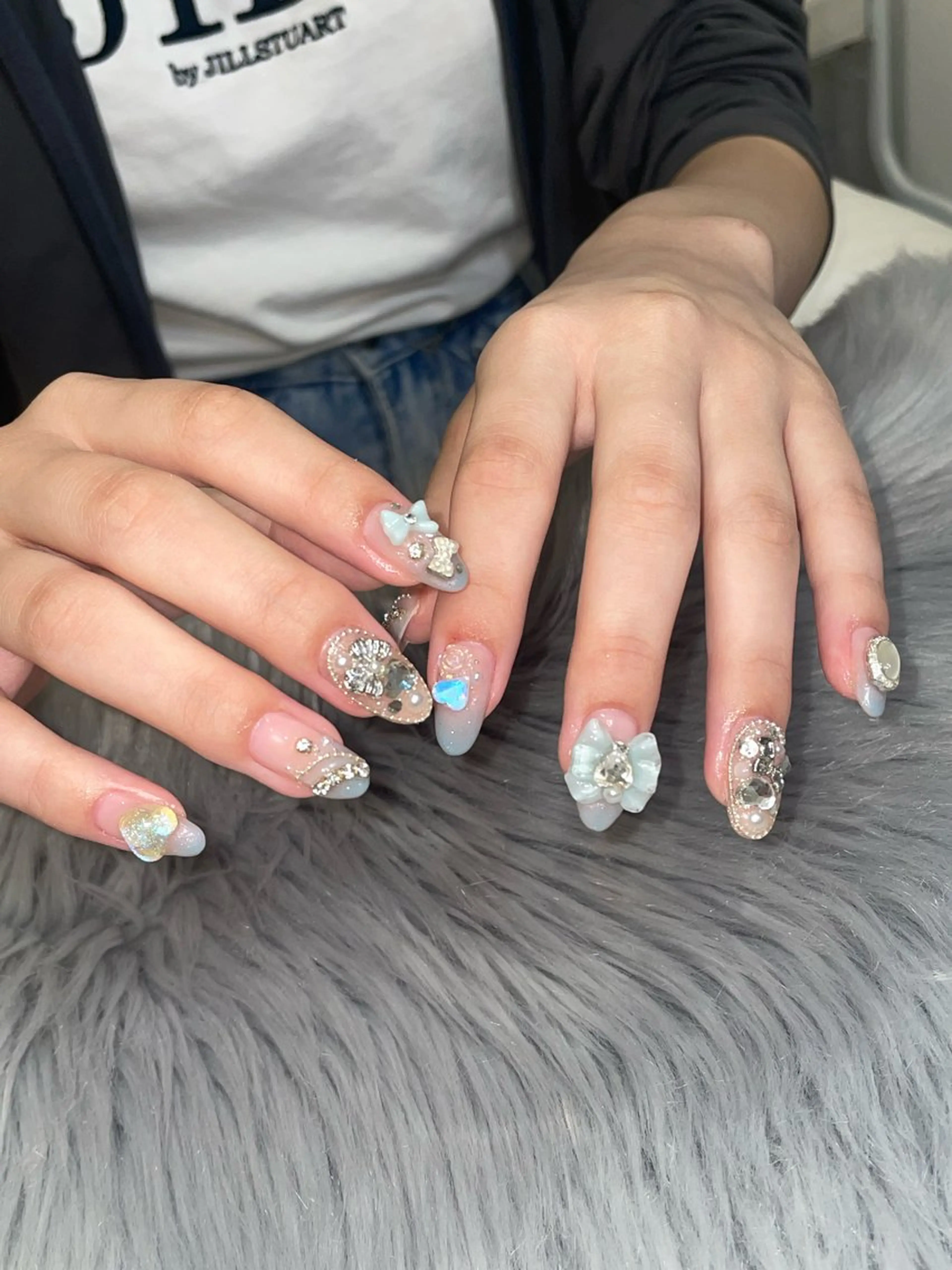 ネイル ハンドネイル RICO Nail パーツつけ放題🌈のネイルデザイン