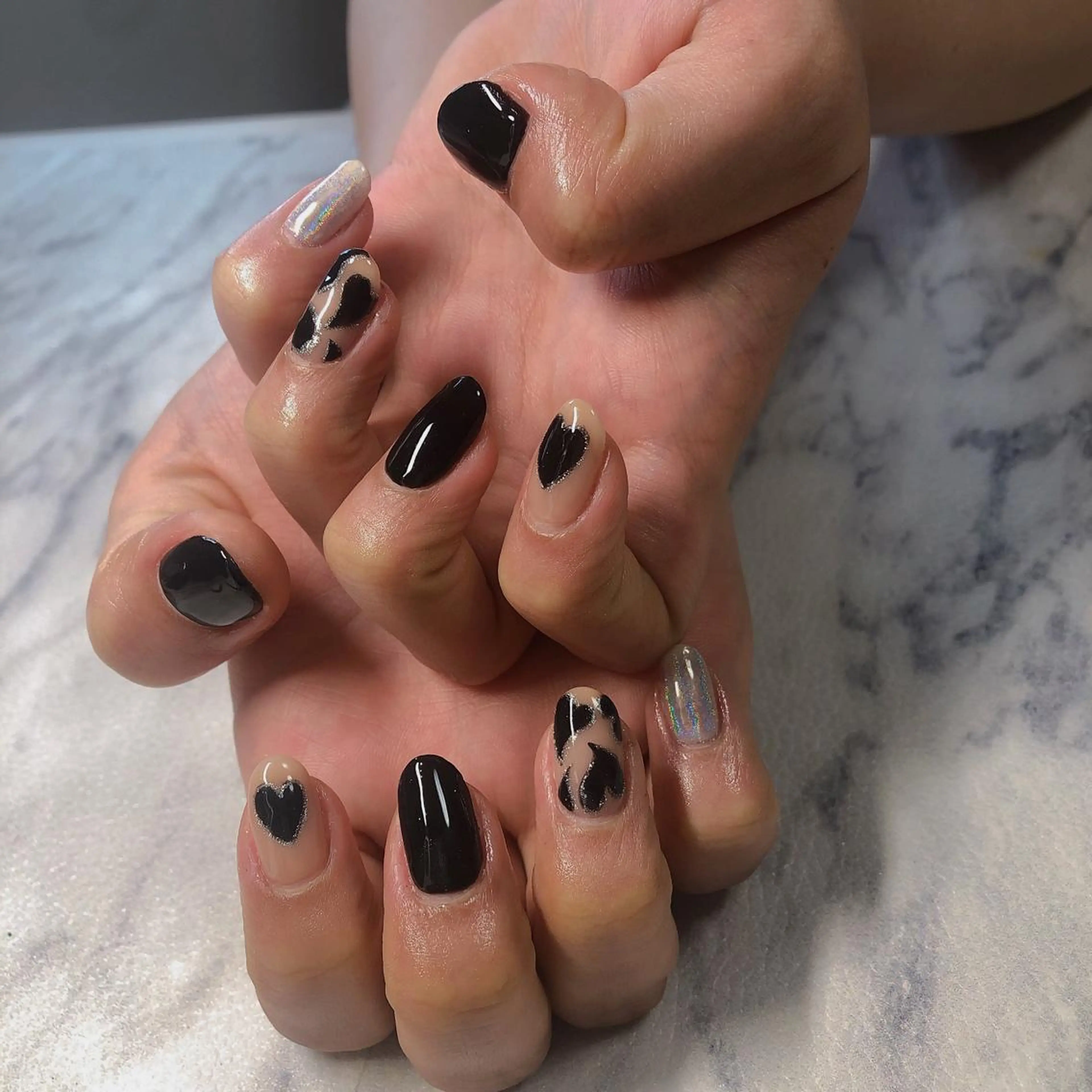 ネイル 持ち込み 結城 怜菜のネイルデザイン