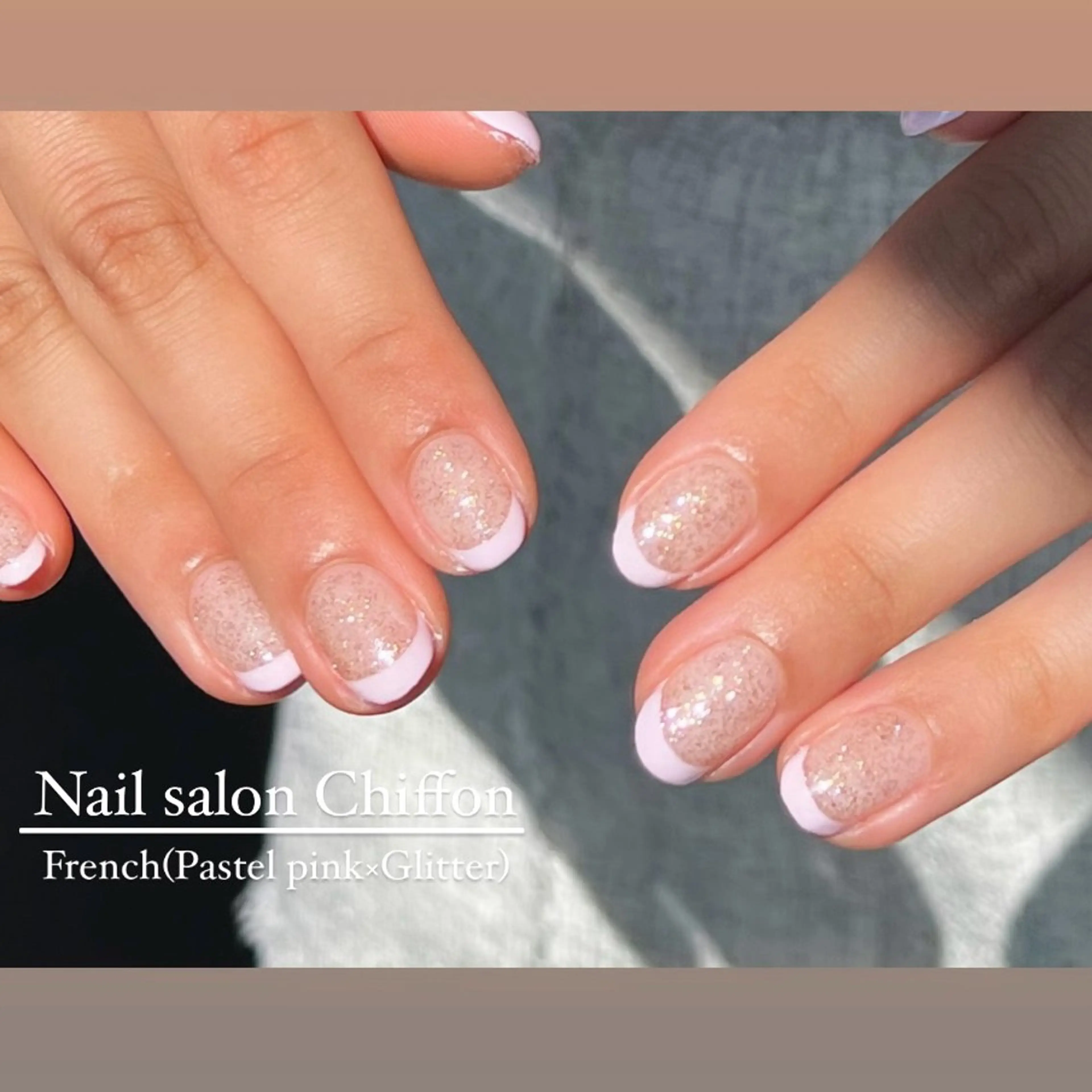 (🧡オフなし) フレンチネイルコース🍐🫧の写真