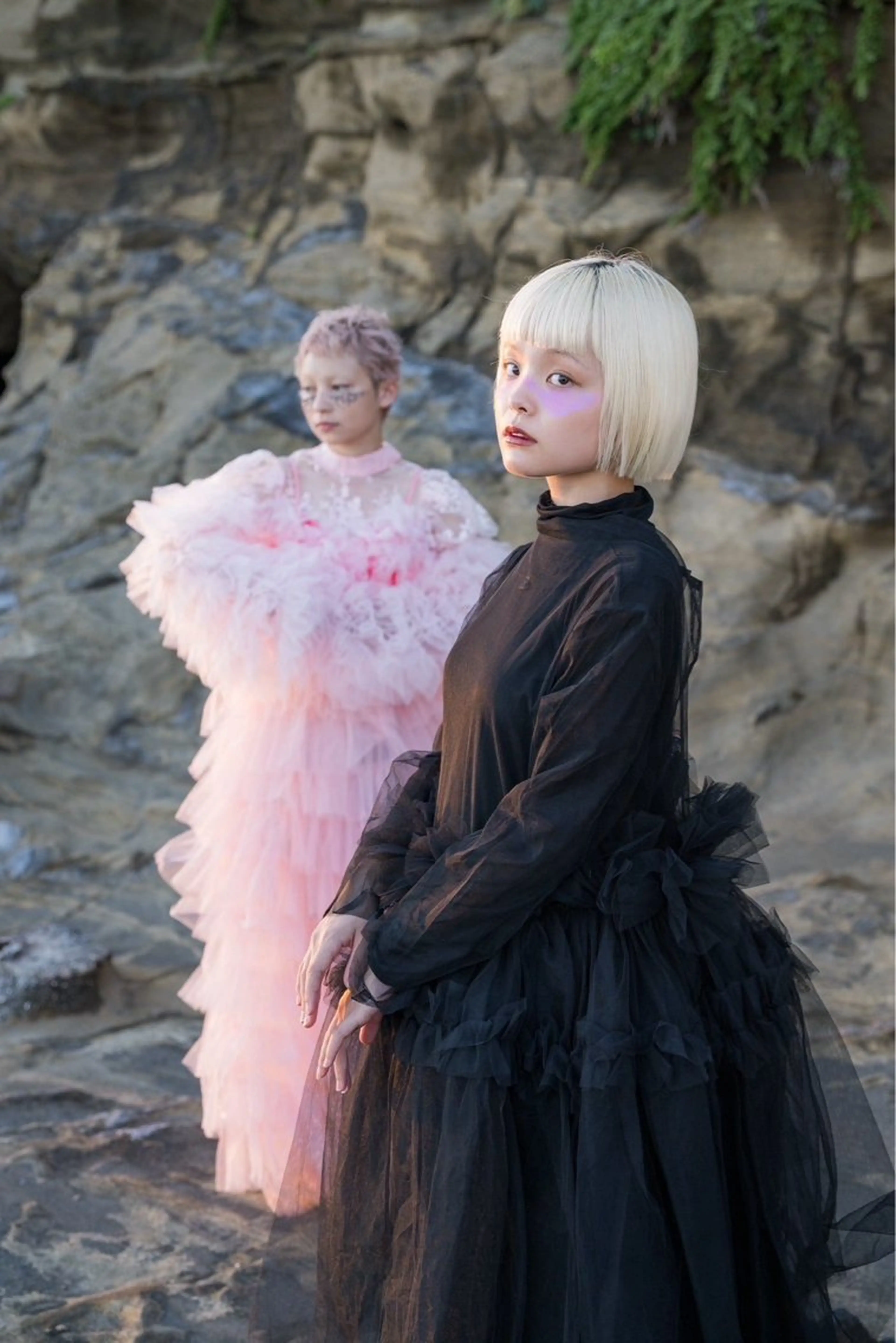 ミディアム カラー Kingdom元町店所属・ヘアメイク金坂 /カットカラー/のヘアスタイル