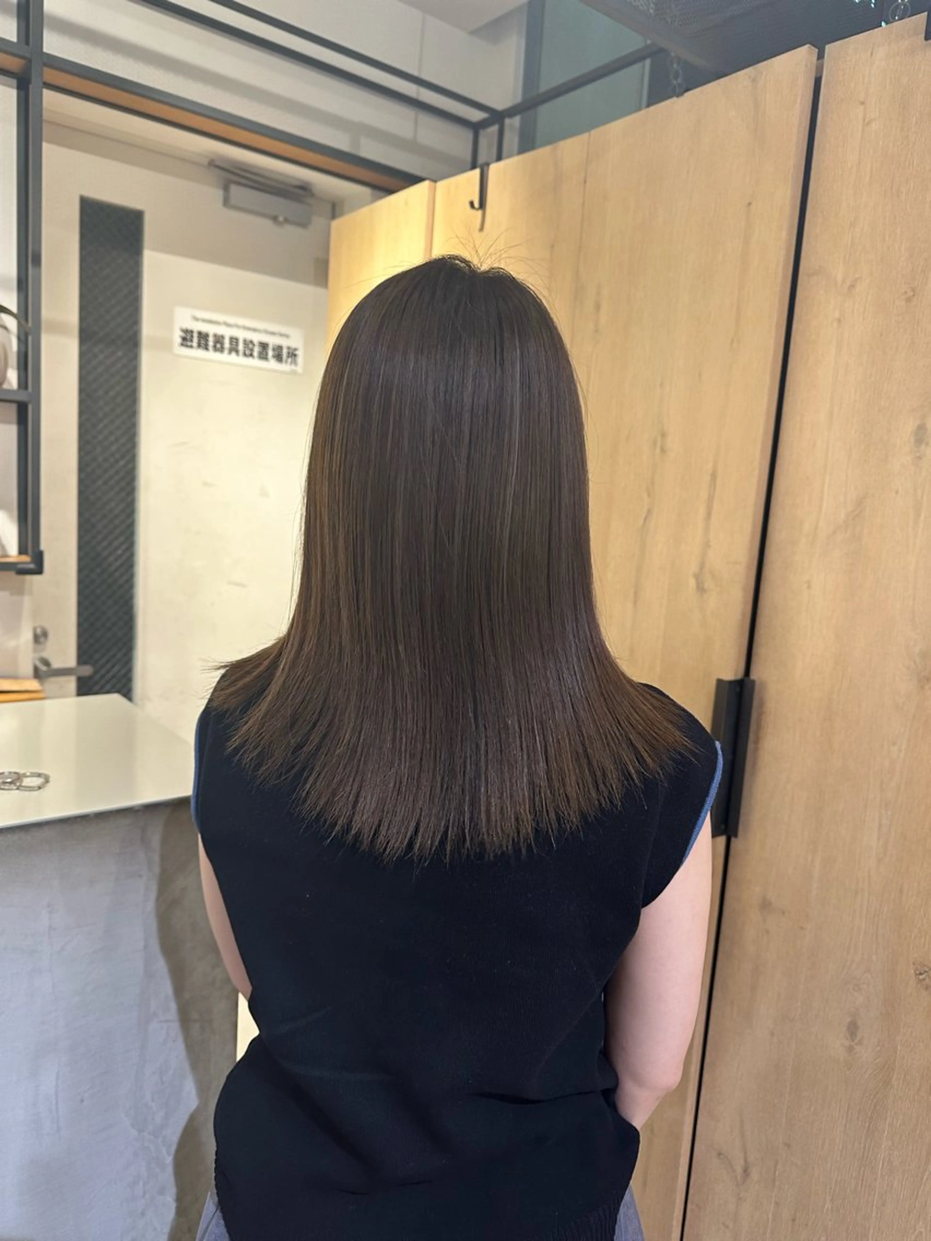 セミロング ハイライト ボブ/似合わせ レイヤーcocomoのヘアスタイル