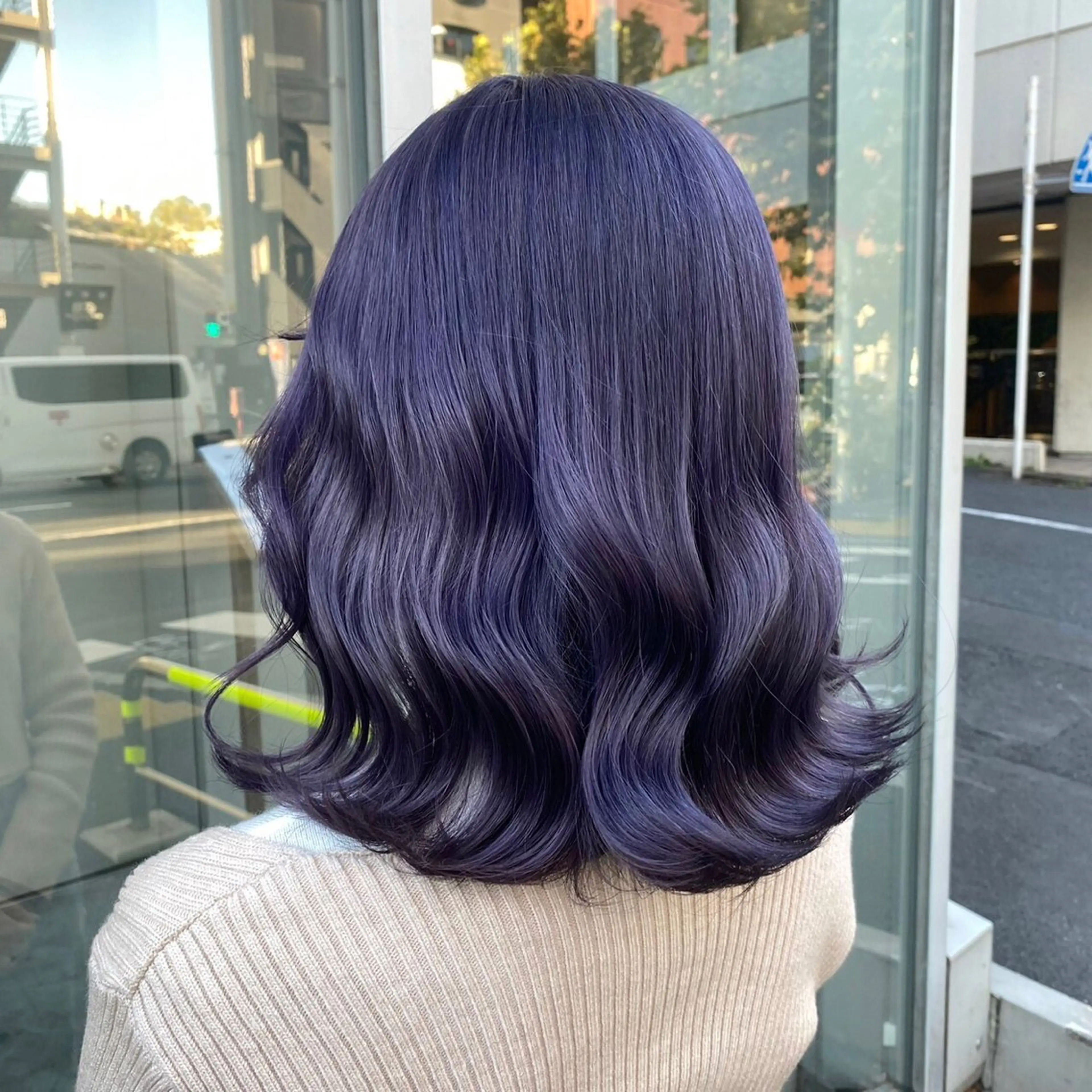 ミディアム カラー ヘアアレンジ ヘアカラー トリートメント ヘッドスパ ヘアセット 🏹横浜WILL official🏹のヘアスタイル