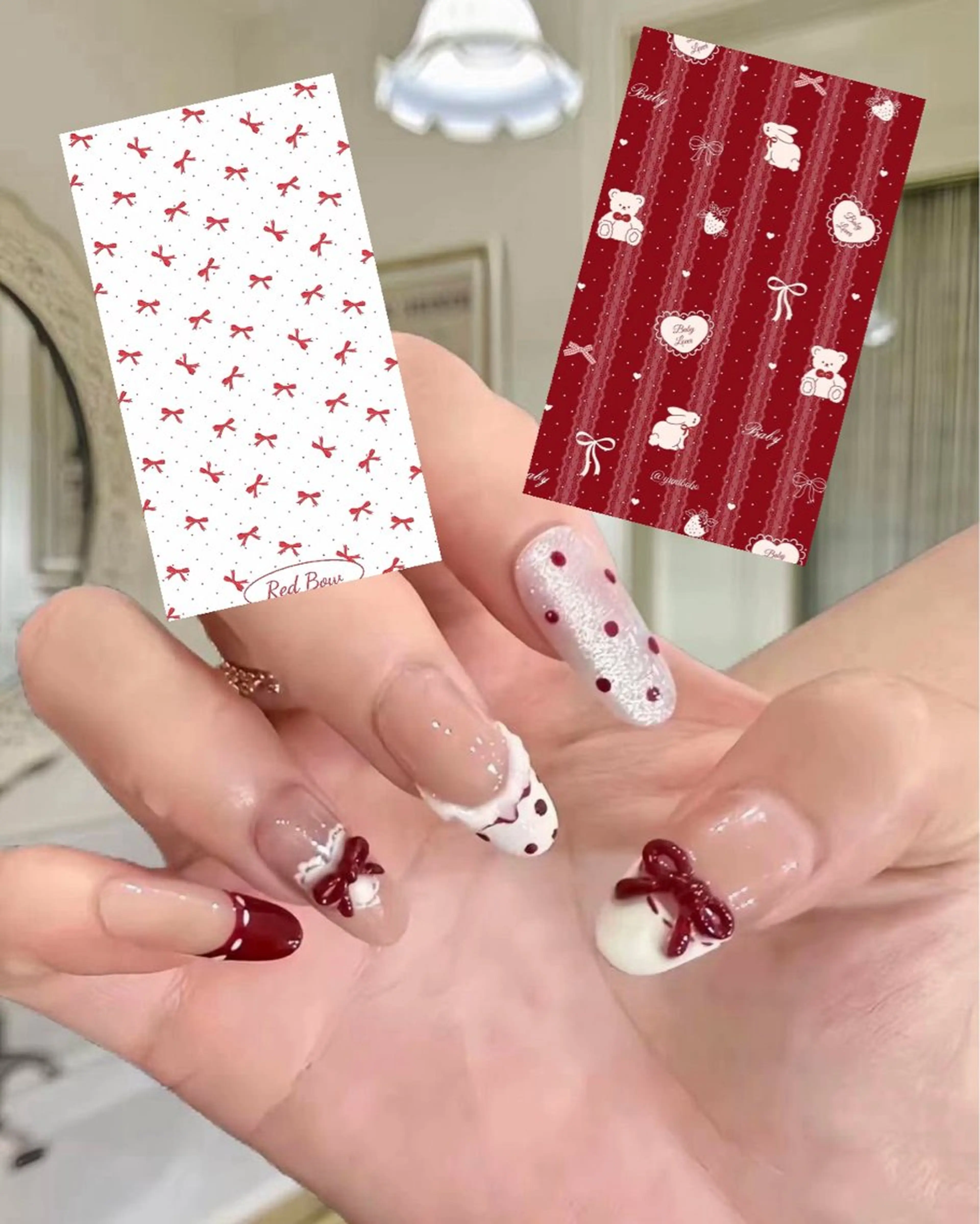 カラー グラデーションカラー ピンクカラー ハンドネイル AIN Nailのネイルデザイン