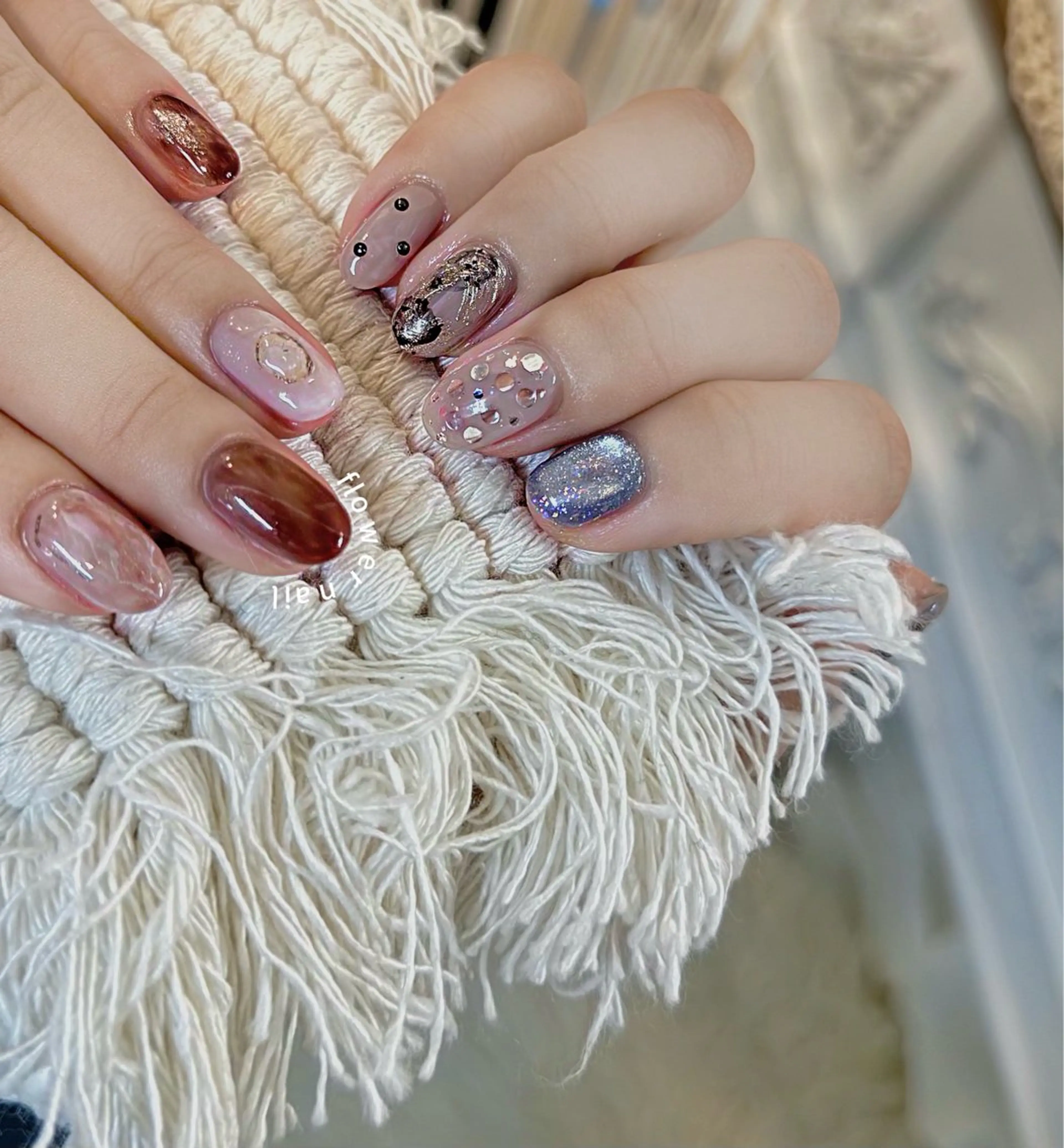 ネイル ハンドネイル Flower nailのネイルデザイン