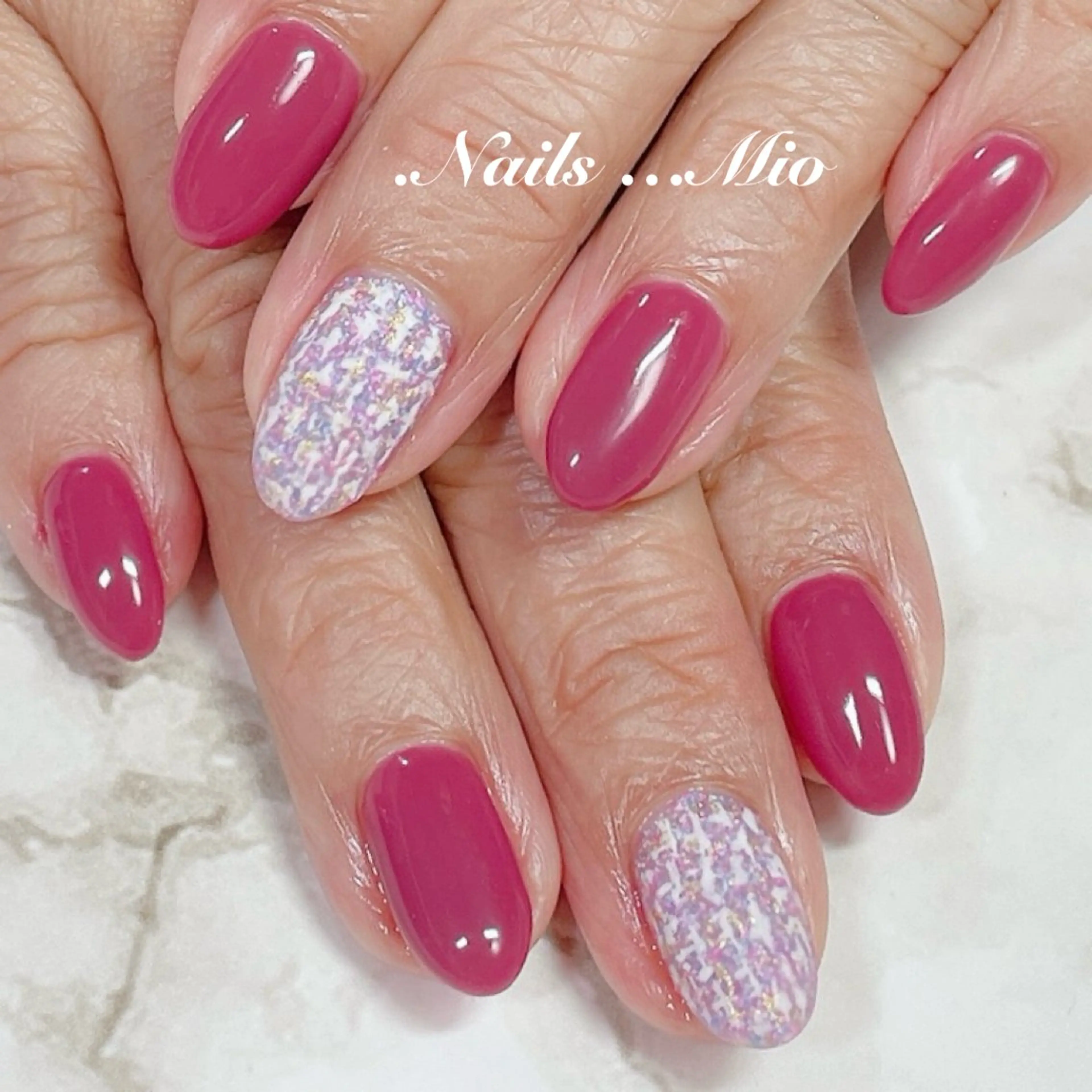 ネイル アートネイル ジェルネイル ワンカラーネイル .Nails Mio 赤羽西ネイルサロンのネイルデザイン