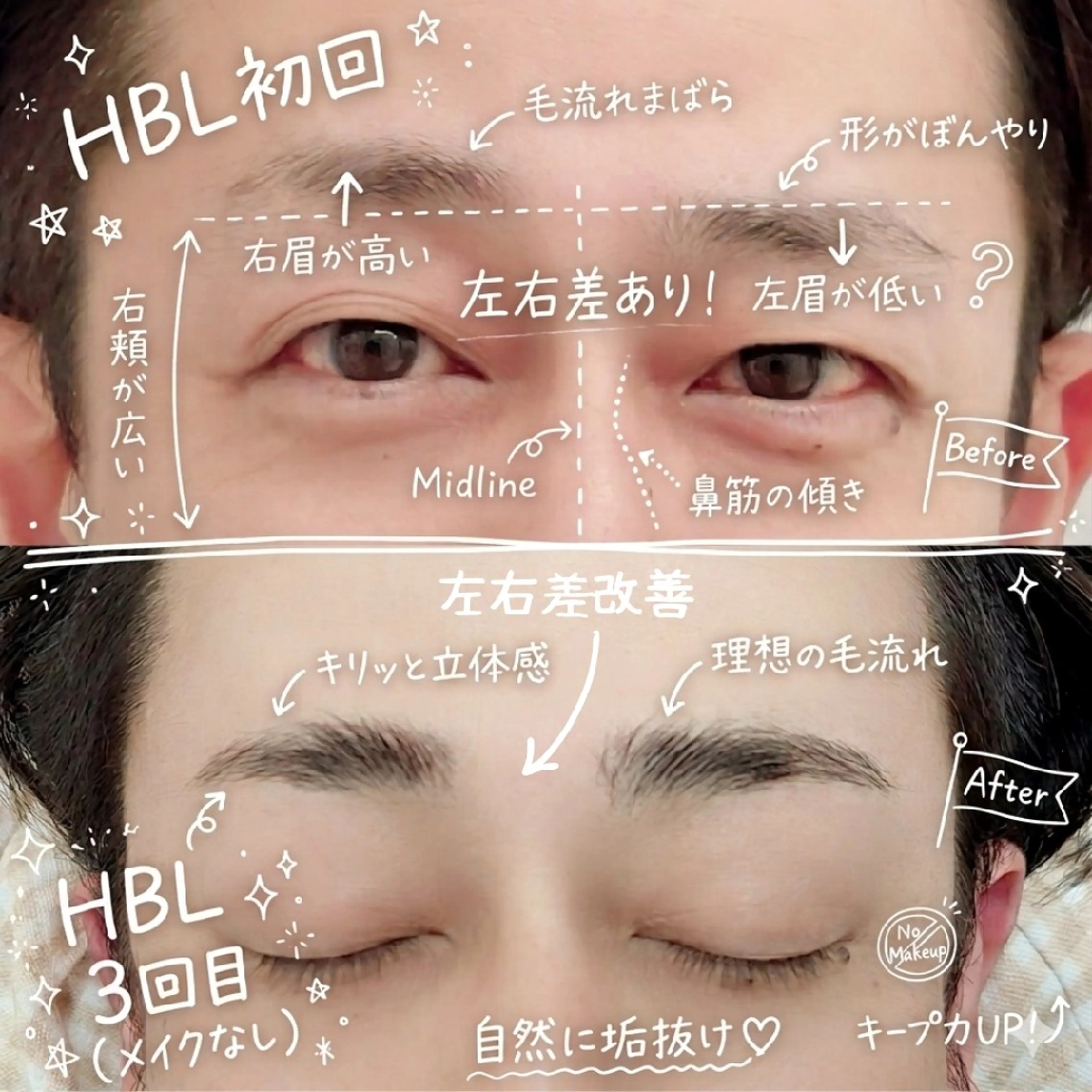 アイブロウ ハリウッドブロウリフト Abe｜仙台HBL ｜美眉スタイリングのマツエク・マツパデザイン