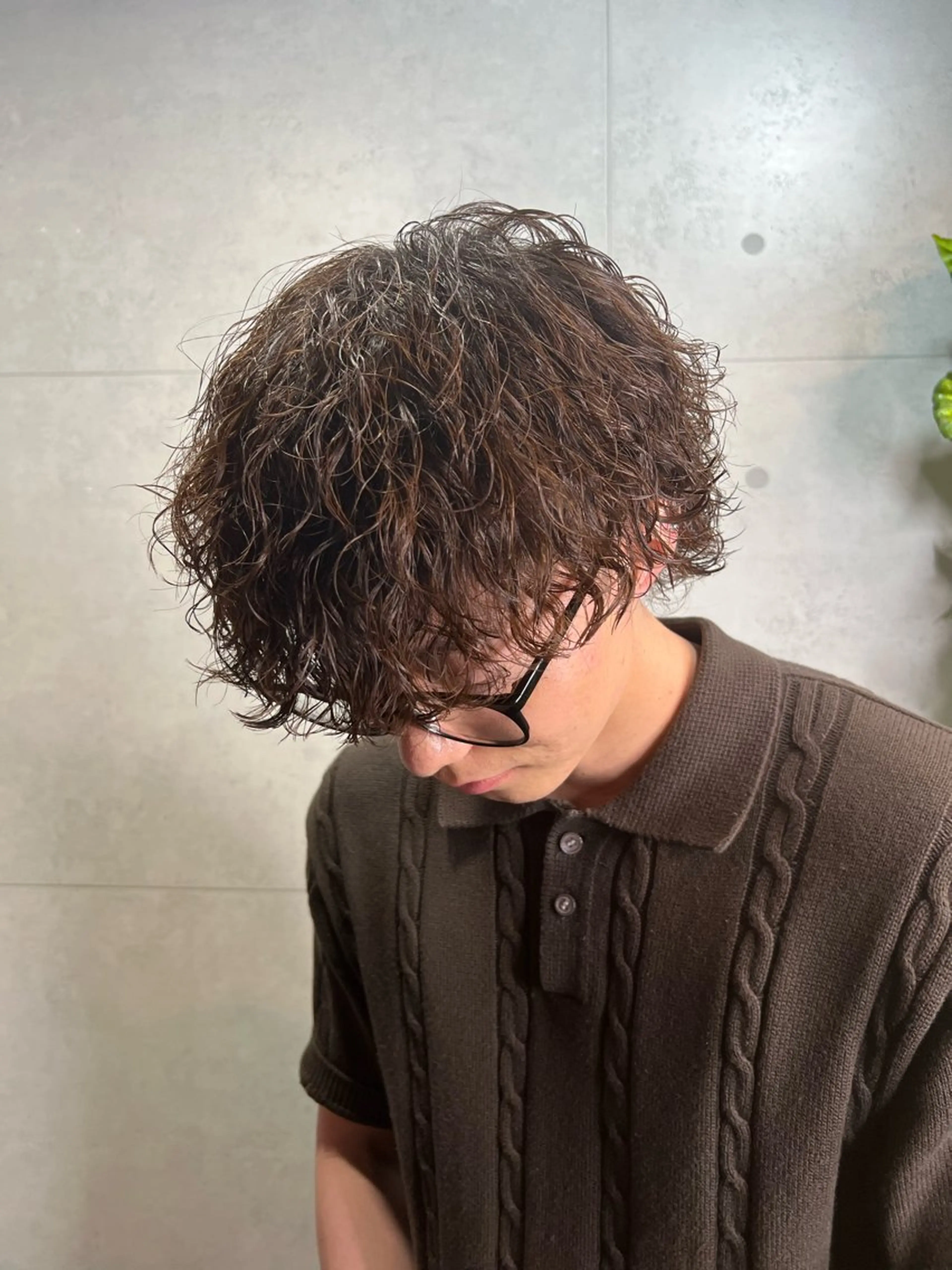 カット＋パーマ＋カラーの写真