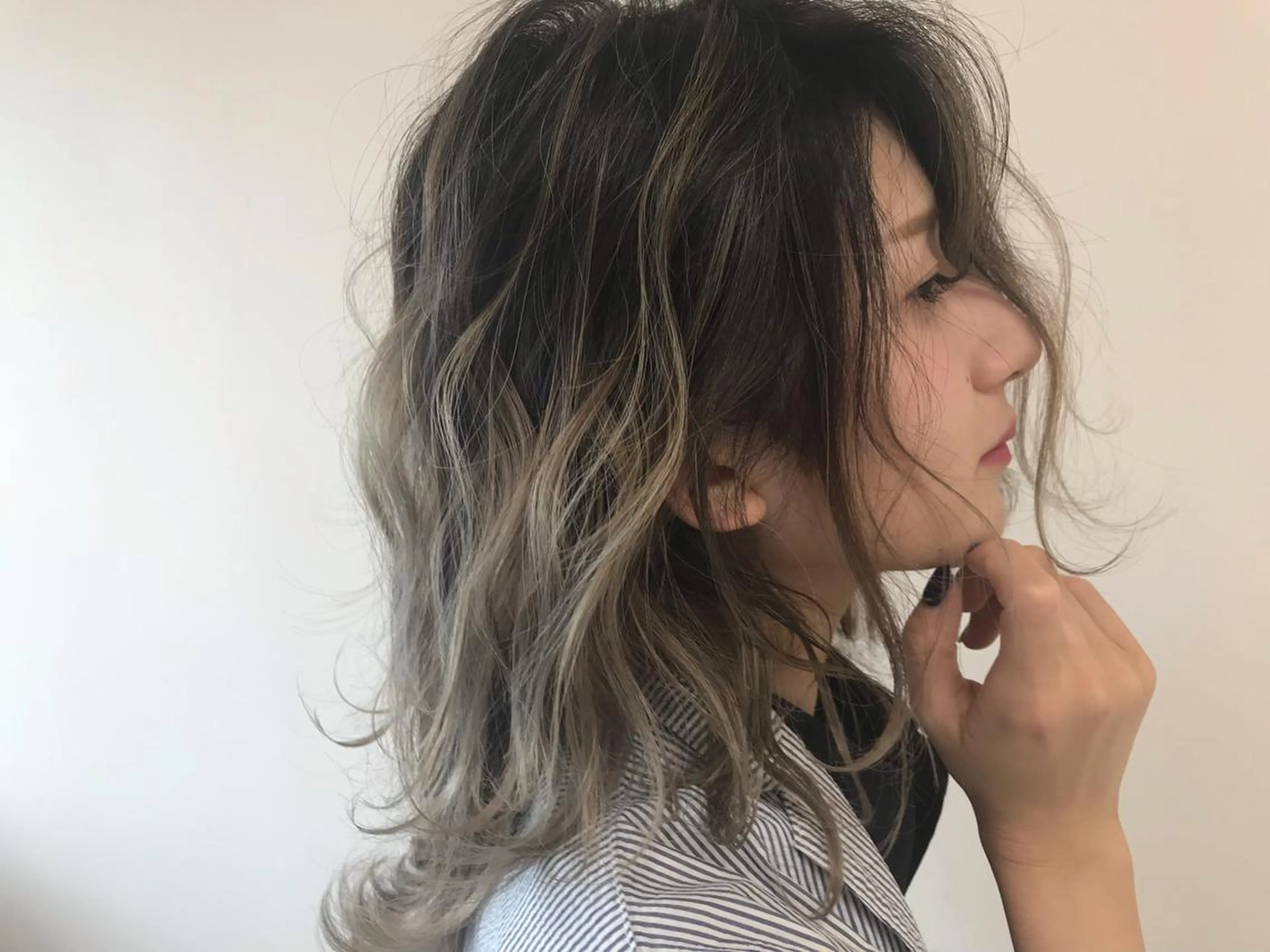 セミロング カラー パーマ ヘアアレンジ メンズ キッズ ネイル マツエク・マツパ 子どものヘアアレンジ カット ヘアカラー トリートメント Lien 深井店のヘアスタイル