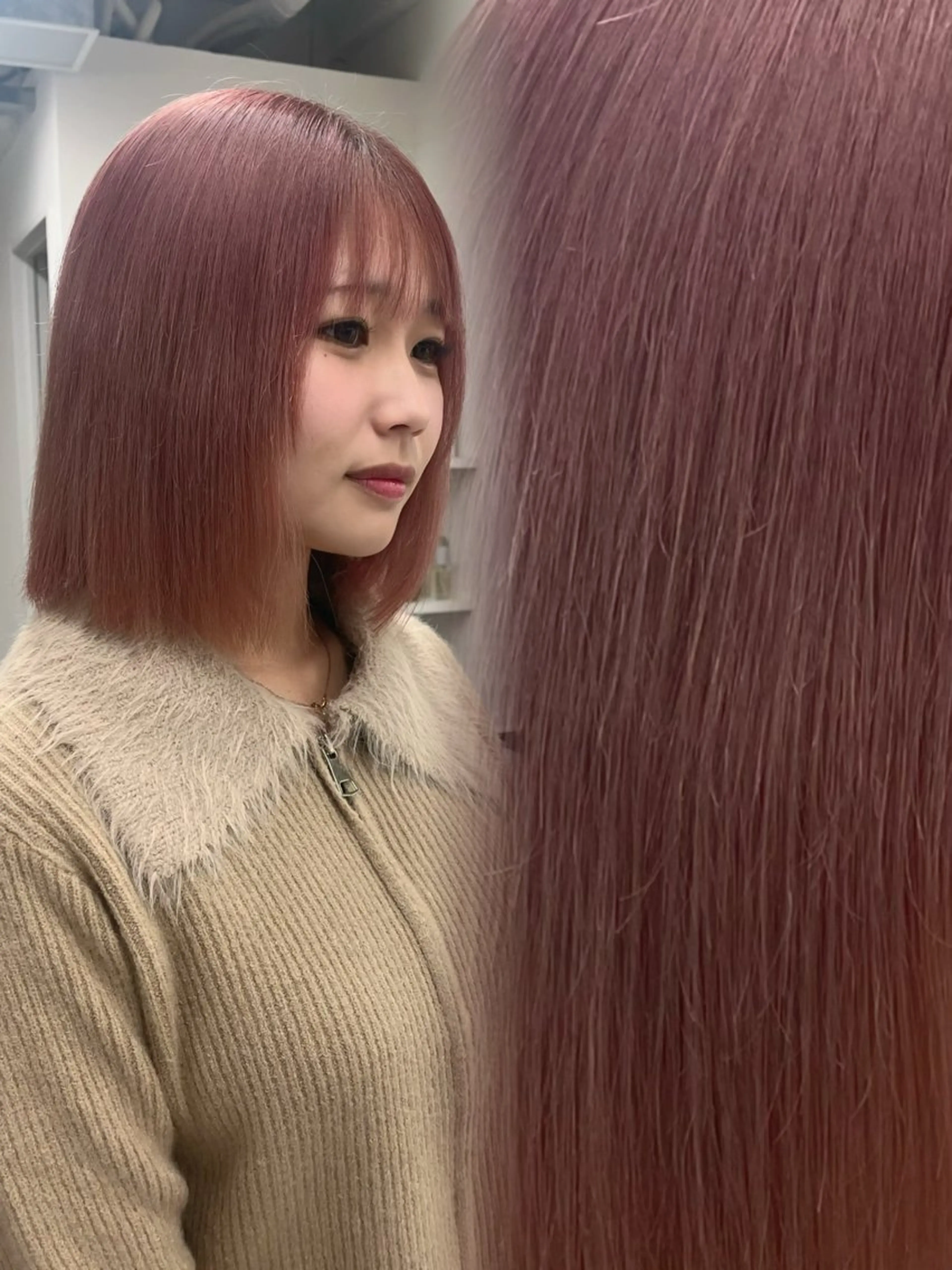 カラー ヘアカラー 艶カラー🪄🪽 haruka🪽のヘアスタイル