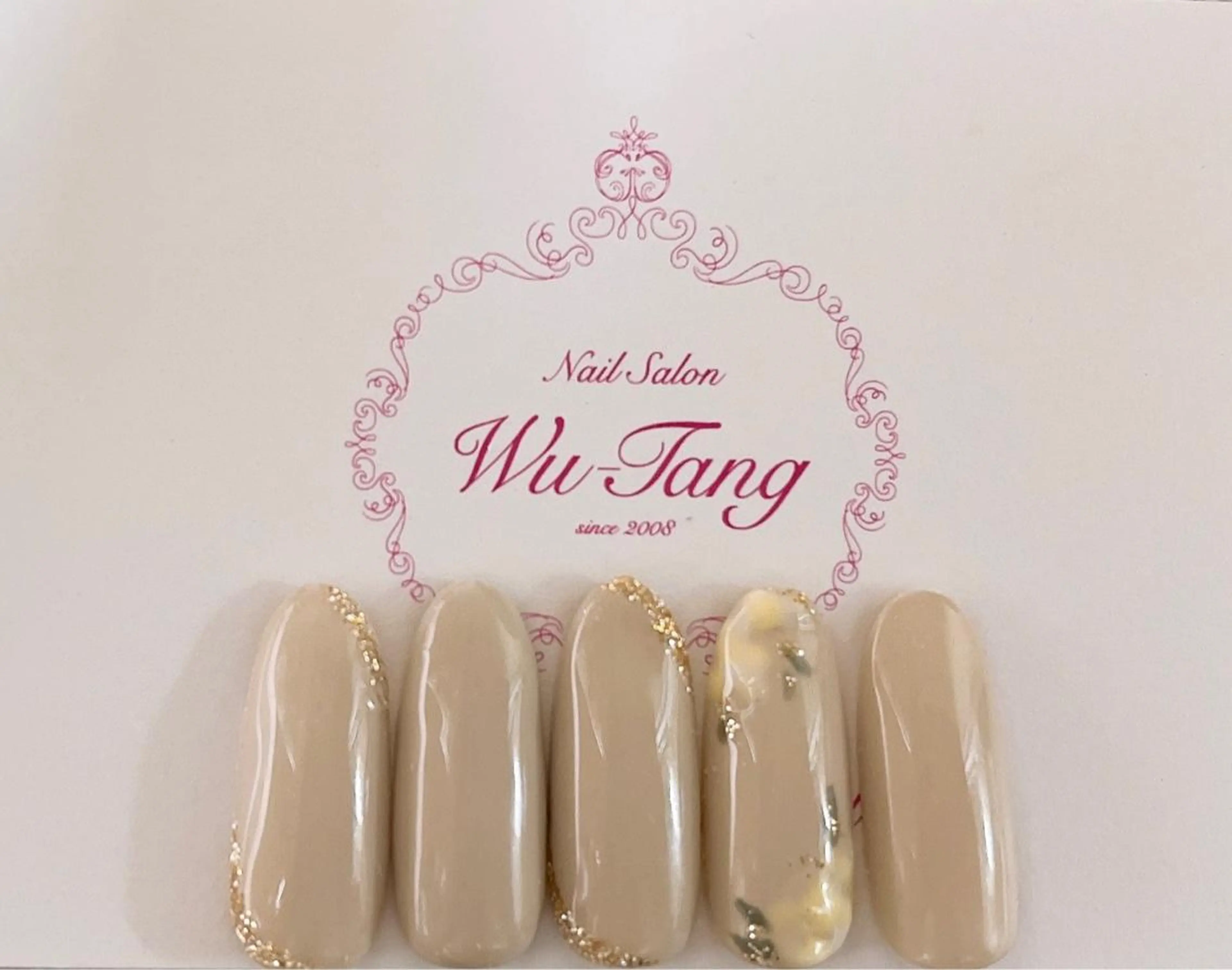 ネイル アートネイル シンプルネイル 堤 花のネイルデザイン