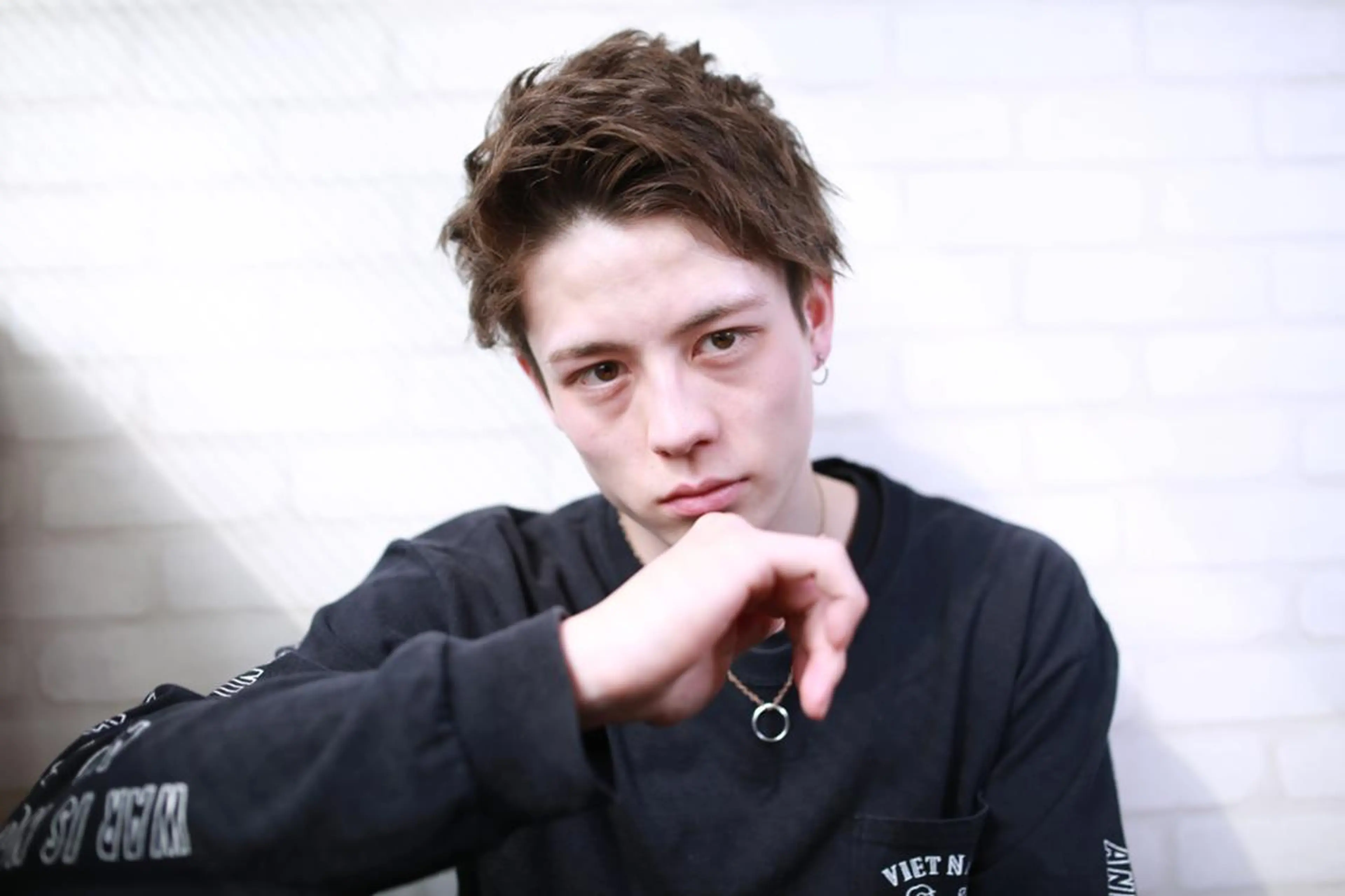 ショート カラー パーマ ヘアアレンジ メンズ 大久保寿高✨ なりたい色を叶える✨のヘアスタイル