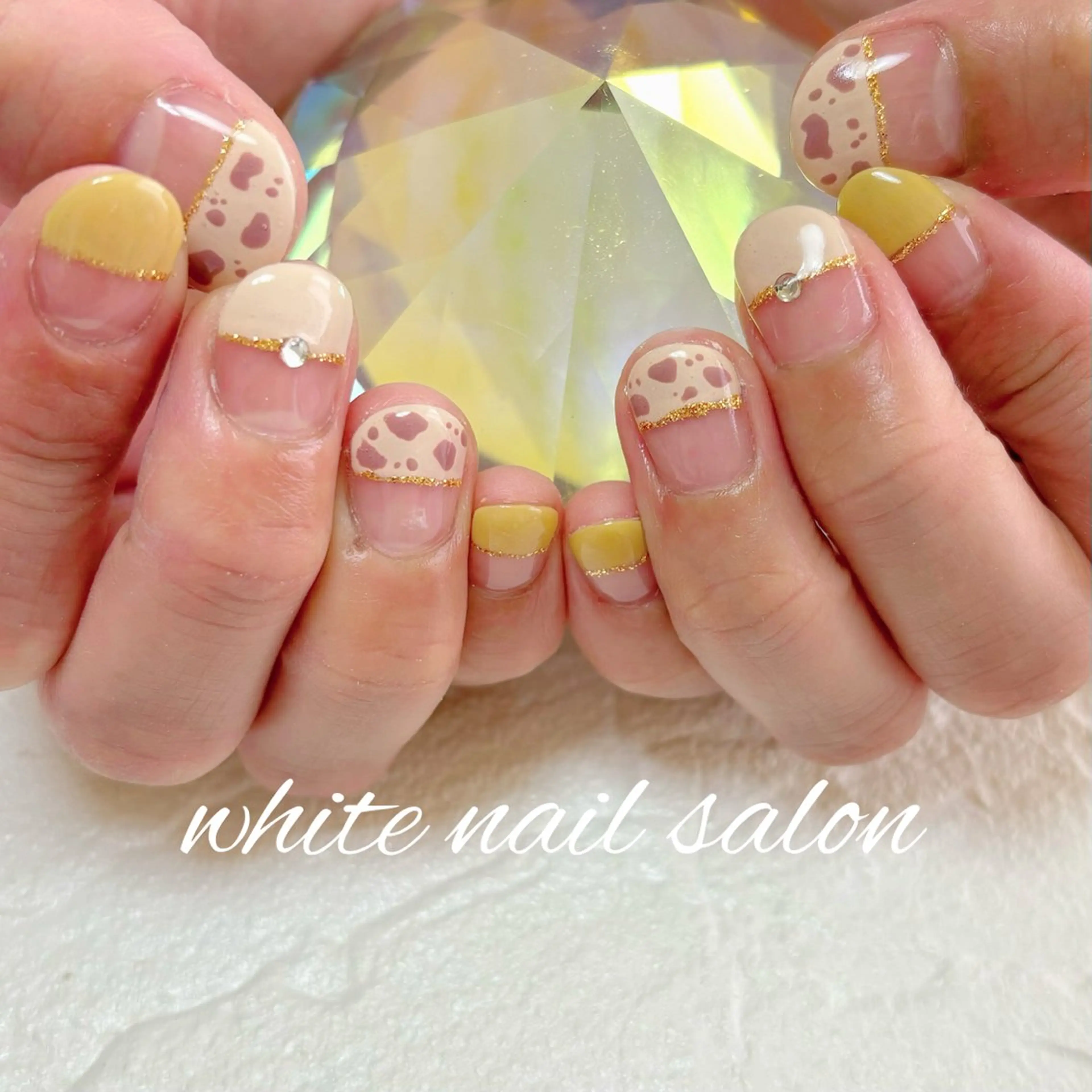 ネイル ホワイト ハンドネイル white nail salonのネイルデザイン