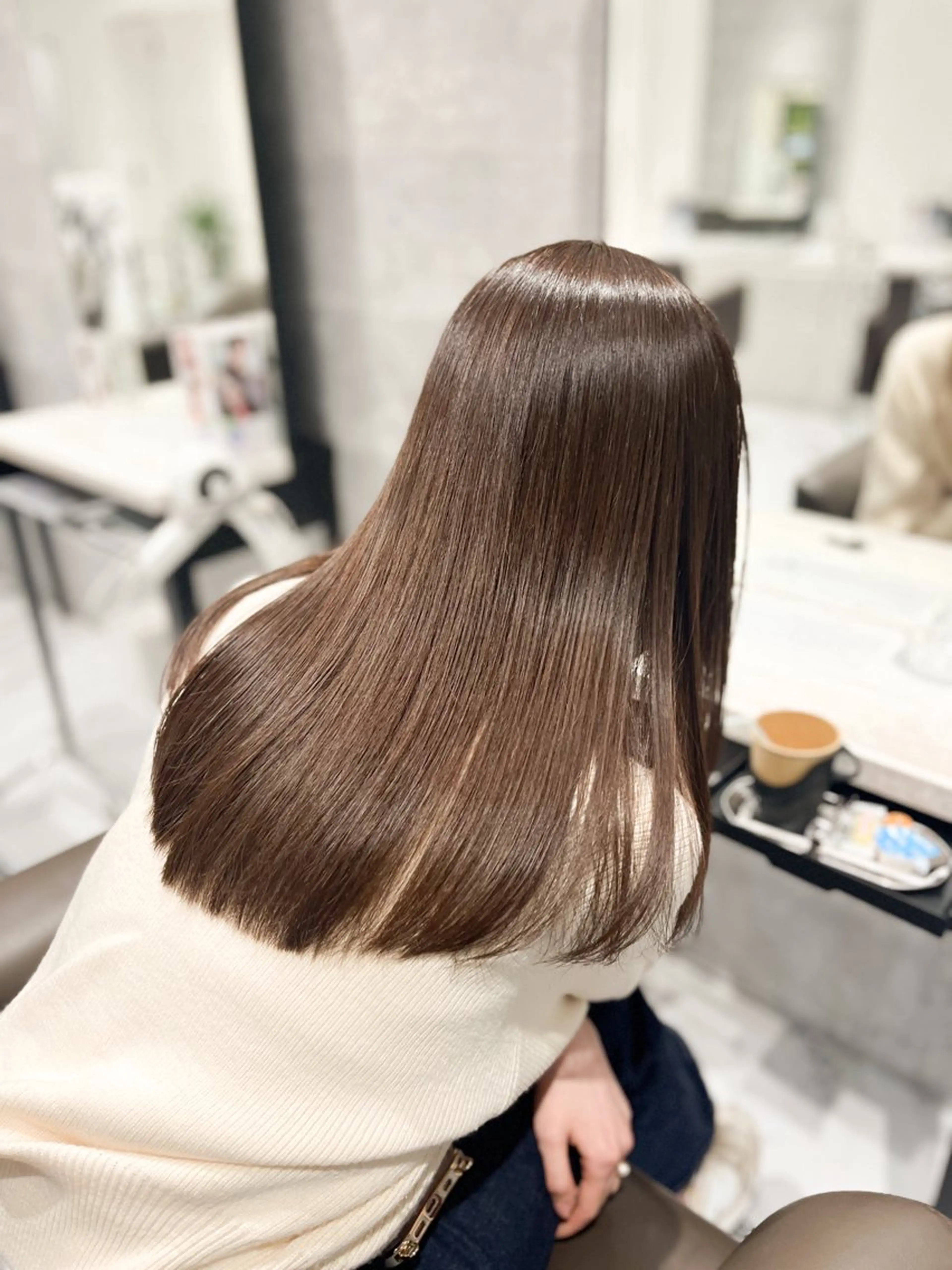 ミディアム カット ヘアカラー Grow by NYNY 田代 紀恵のヘアスタイル