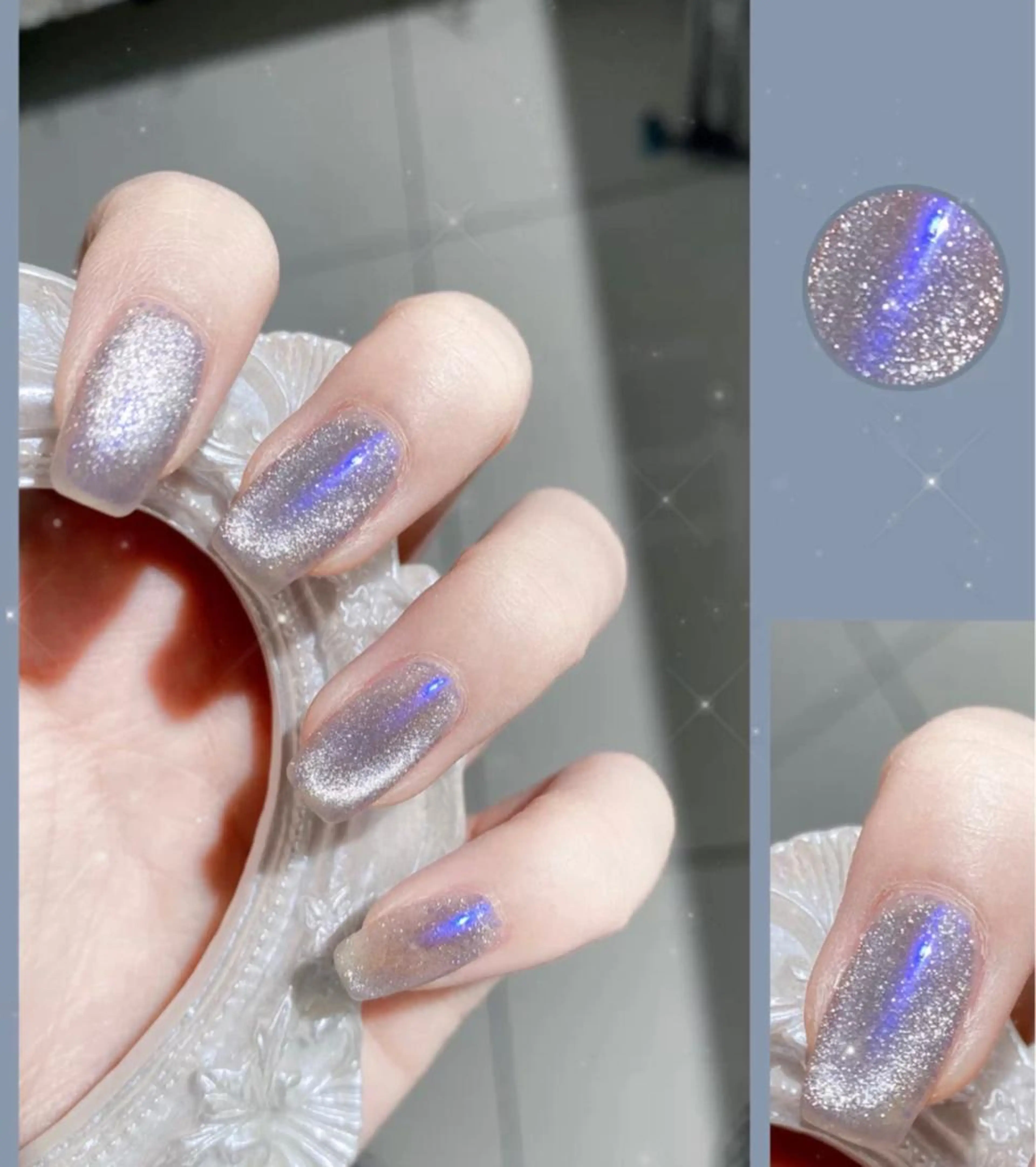 💅話題のオーロラ&マグネット🧲の写真