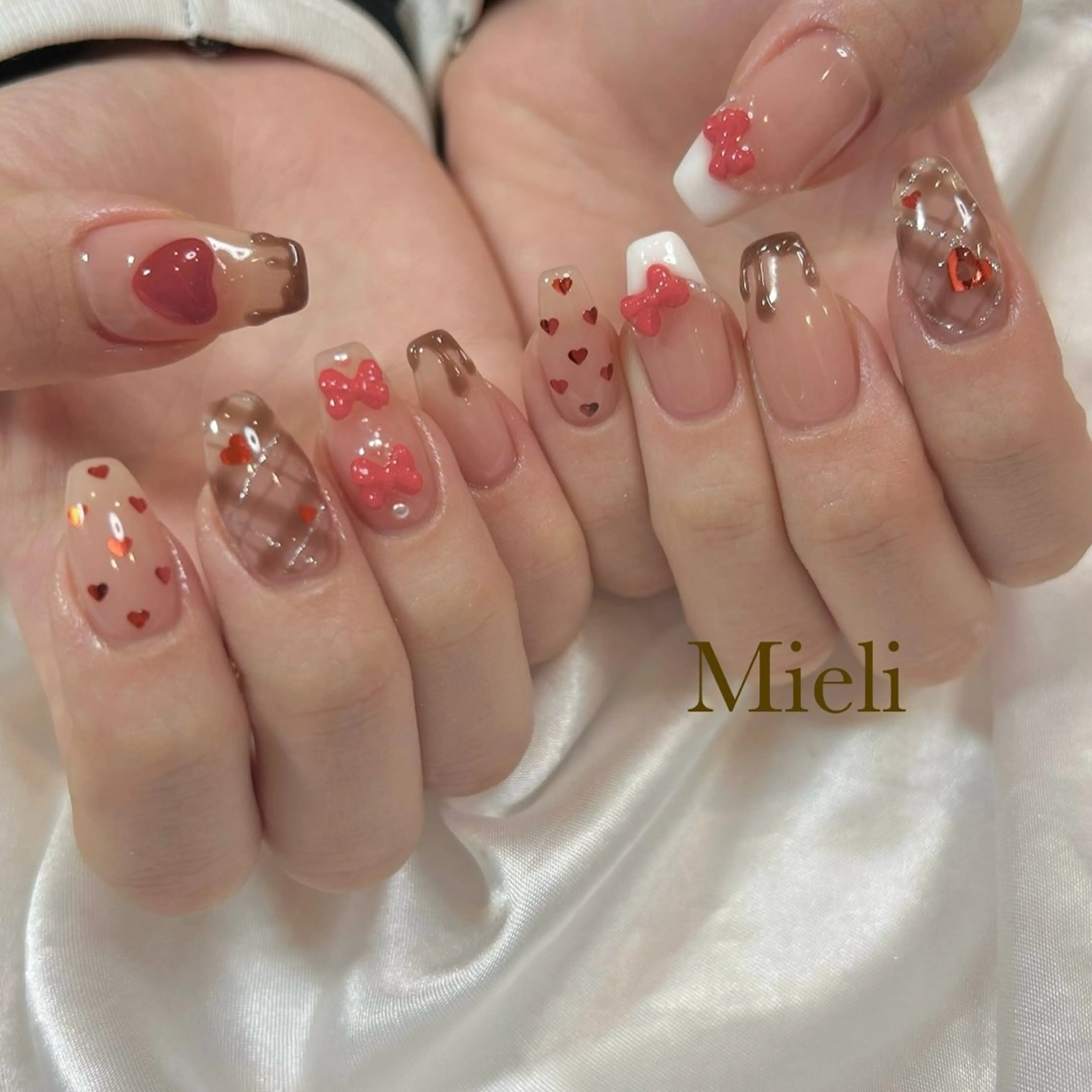 ネイル ネイリストUSUI♡ パラジェルフィルインのネイルデザイン