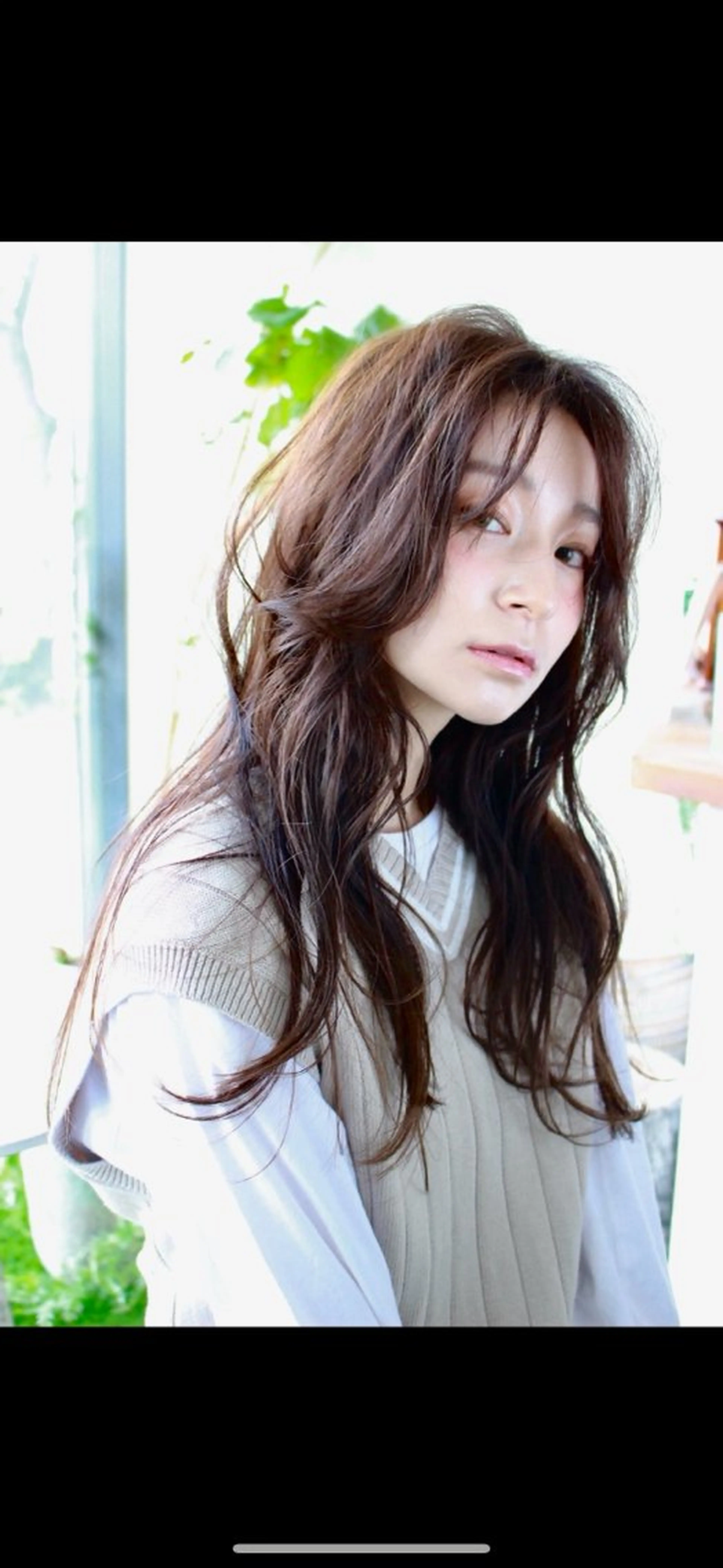 ロング カット ヘアカラー トリートメント 韓国風レイヤーカット 🇰🇷❕モカのヘアスタイル