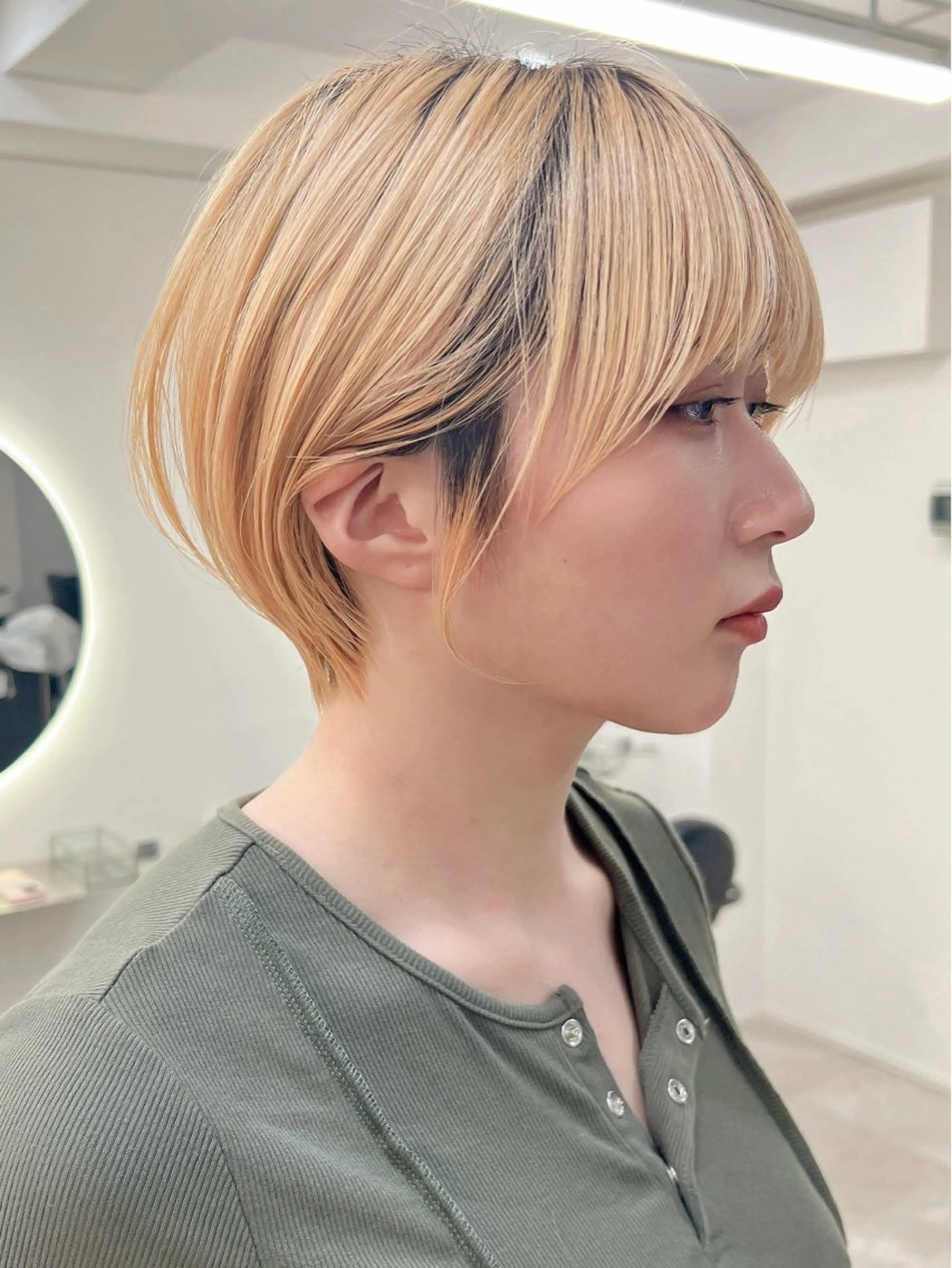 ショート 切りっぱなしボブ 前下がりボブ ショートボブ ボブ タンバルモリ ショート/ ボブ/今井皓のヘアスタイル