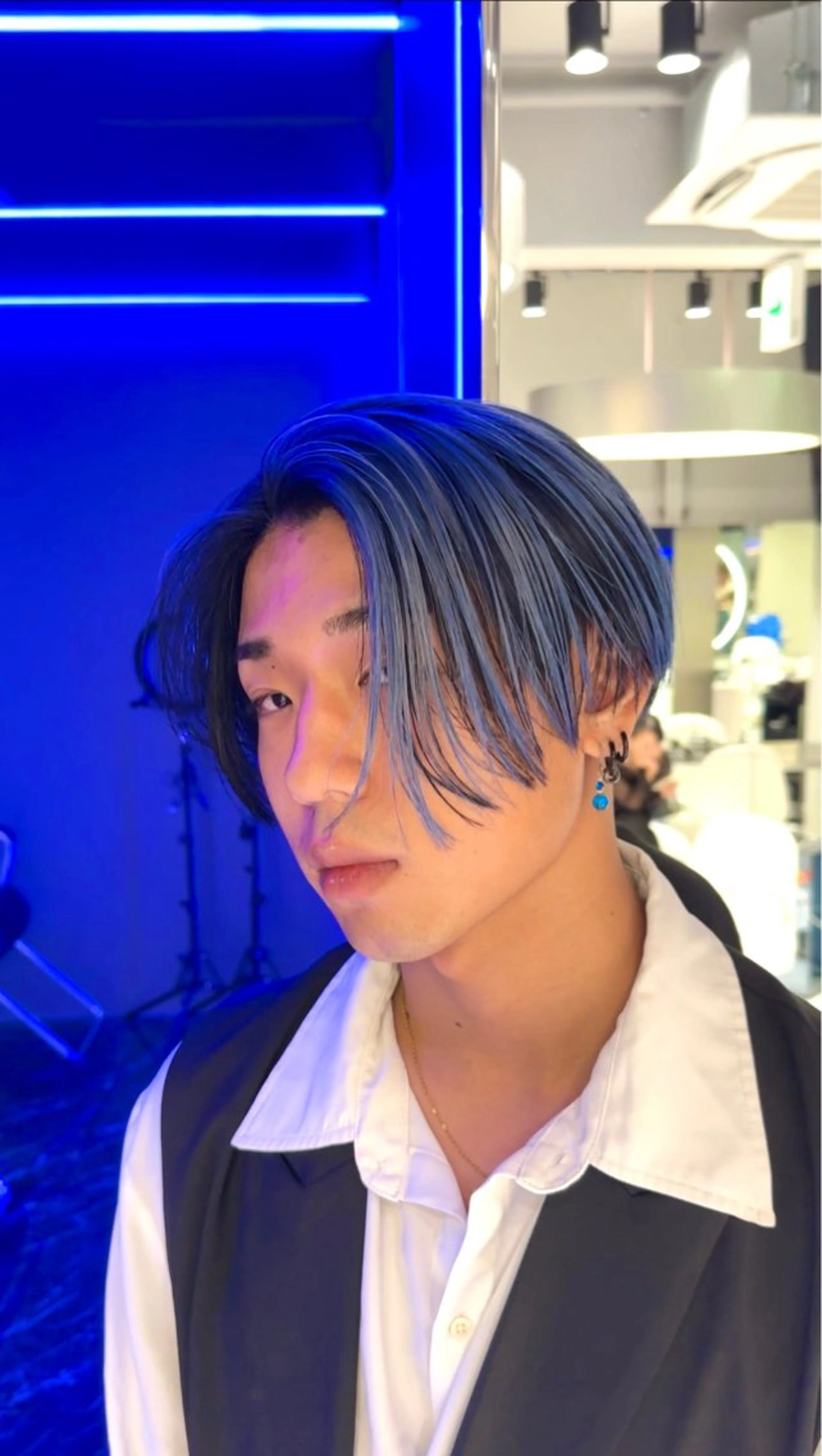 ショート レイヤーカット ふかじ/複雑履歴修正 縮毛矯正ブリーチのヘアスタイル