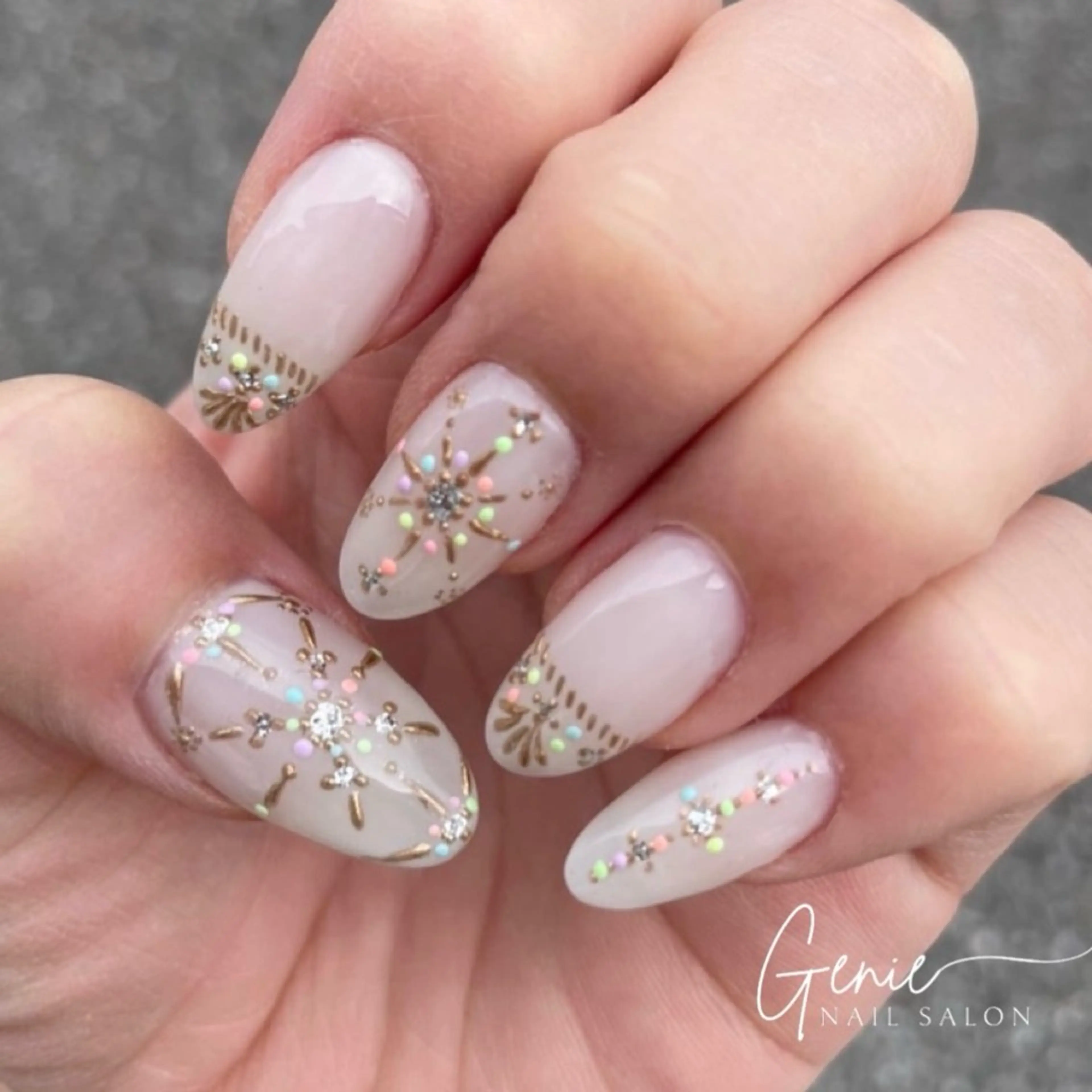 ネイル ハンドネイル Nail salon Genieのネイルデザイン