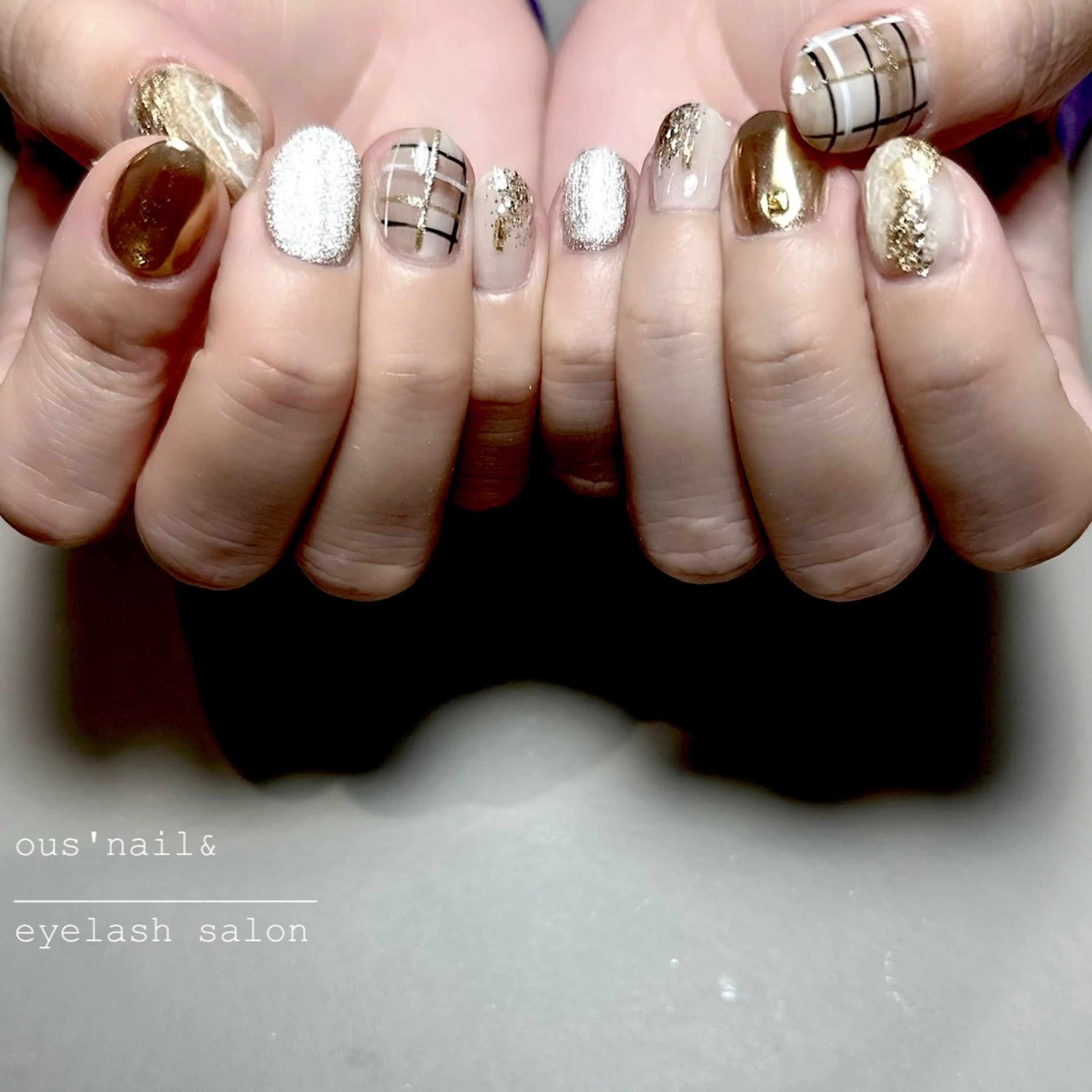 ネイル 持ち込み 小林 桜のネイルデザイン