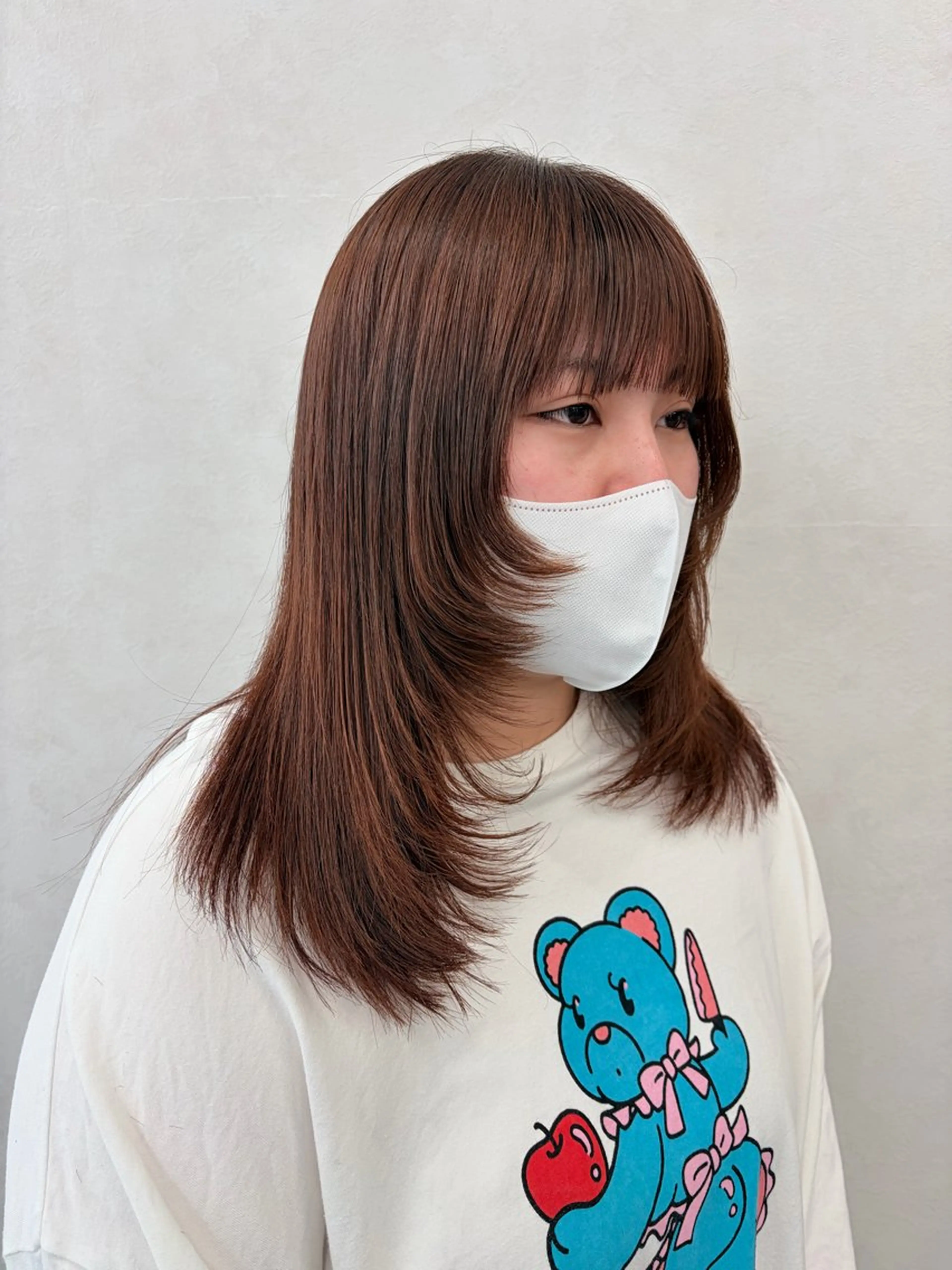 セミロング カット 🌼似合わせカラー / Misaki🌼のヘアスタイル