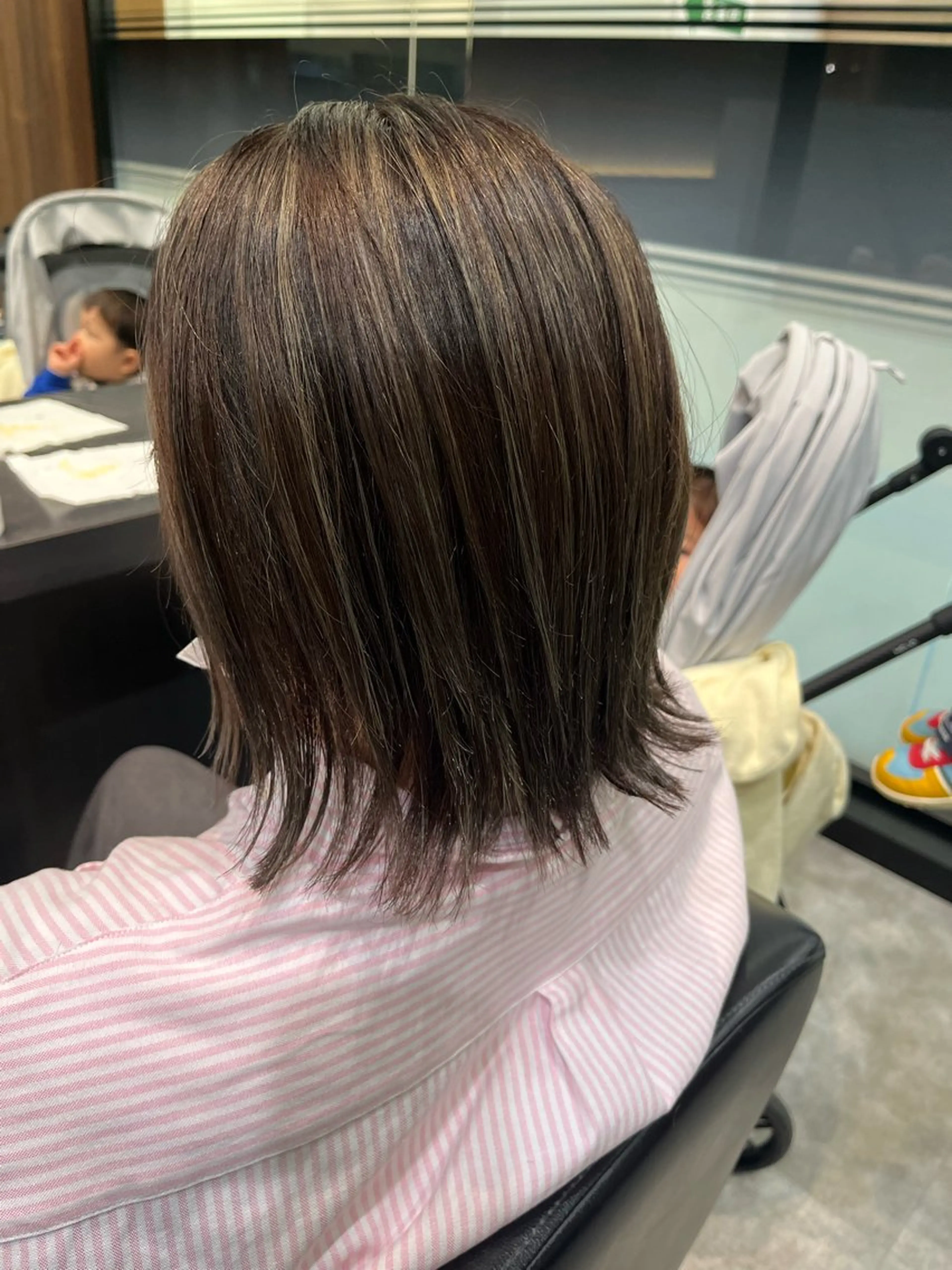 ミディアム カラー 玉城 和磨のヘアスタイル