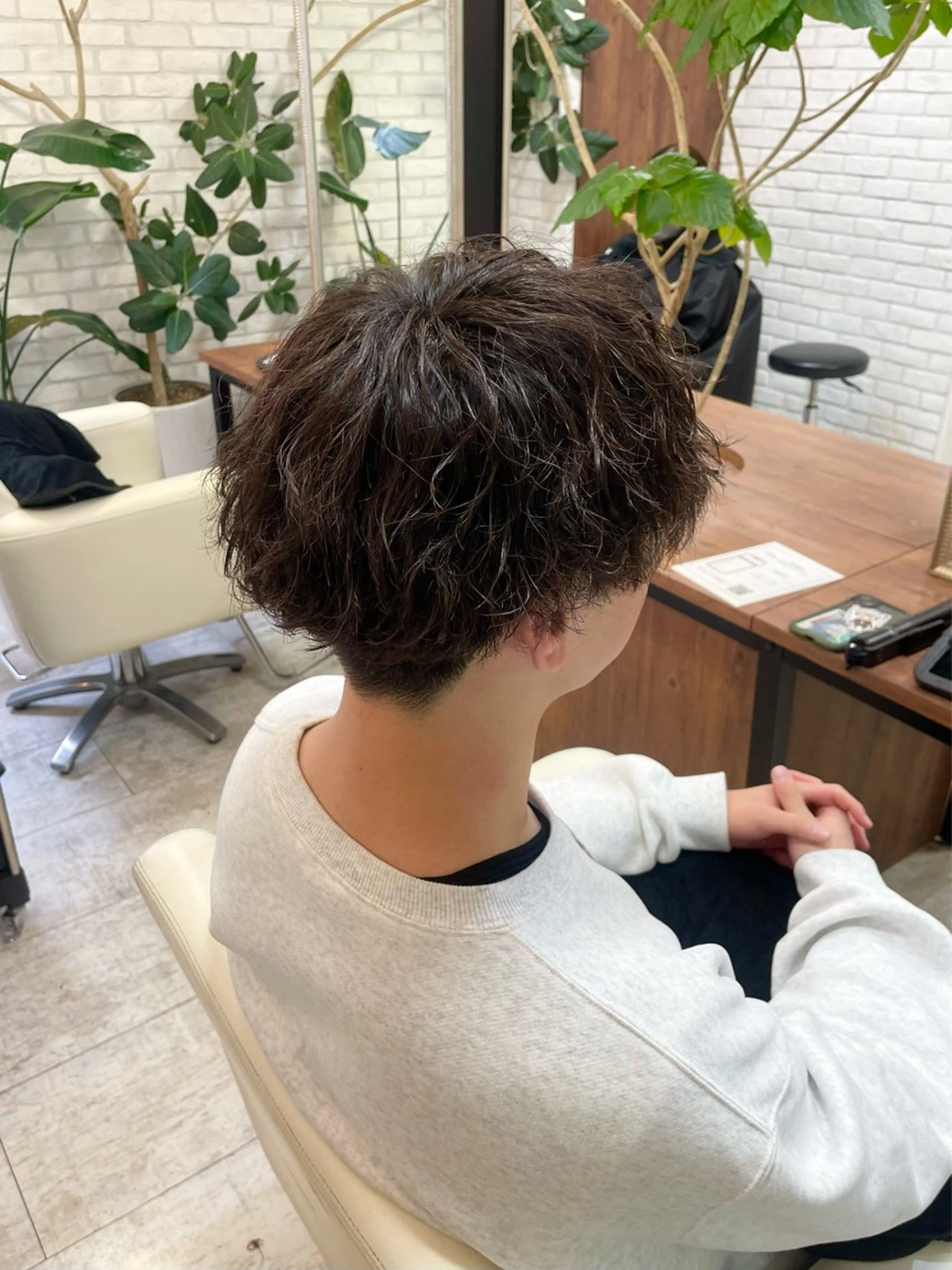 パーマ メンズ ダブルカラー/ レイヤー🍒齋藤 澪のヘアスタイル