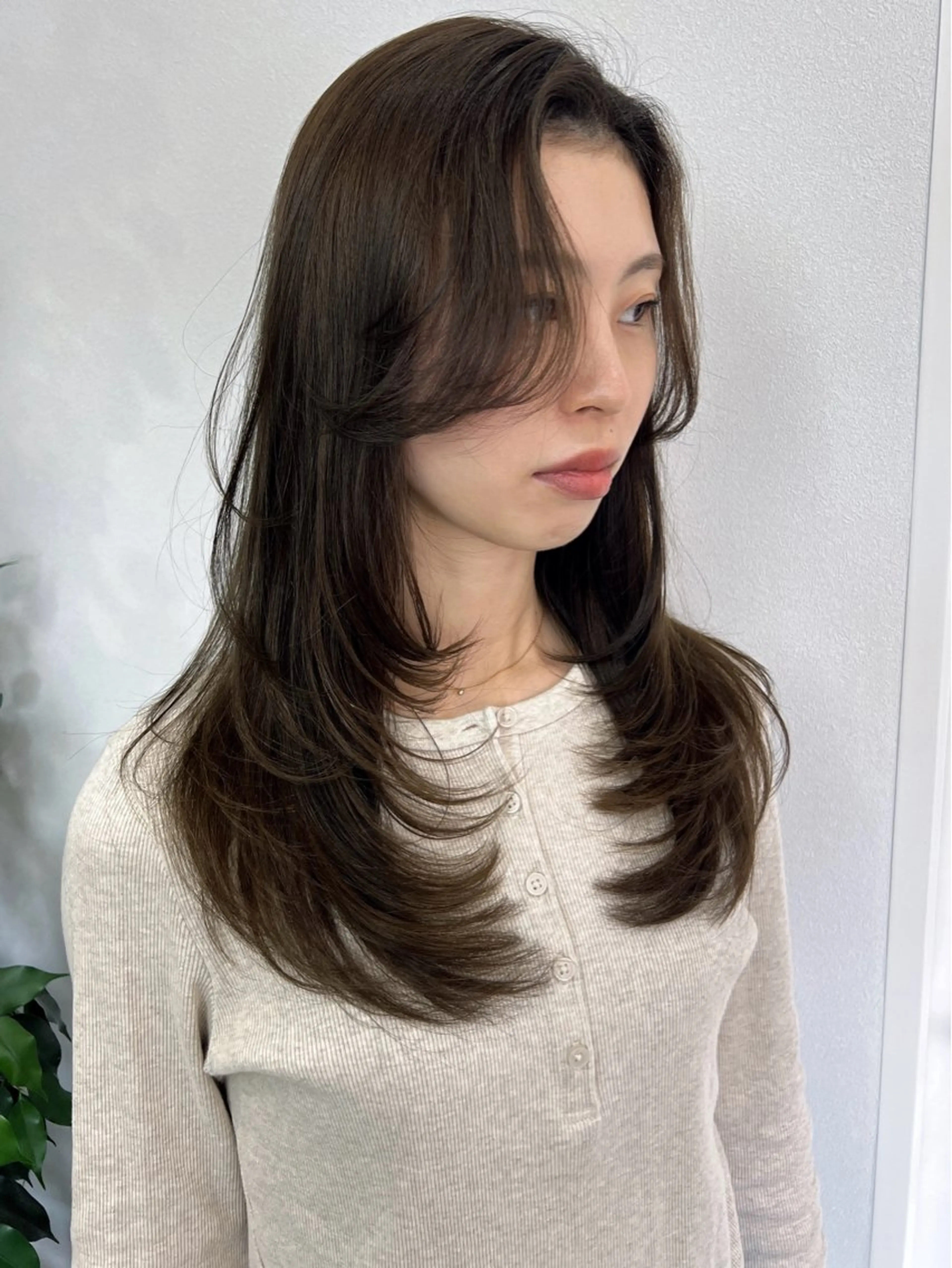 セミロング カラー カット ヘアカラー トリートメント レイヤー/髪質改善 SOA大槻 純也のヘアスタイル