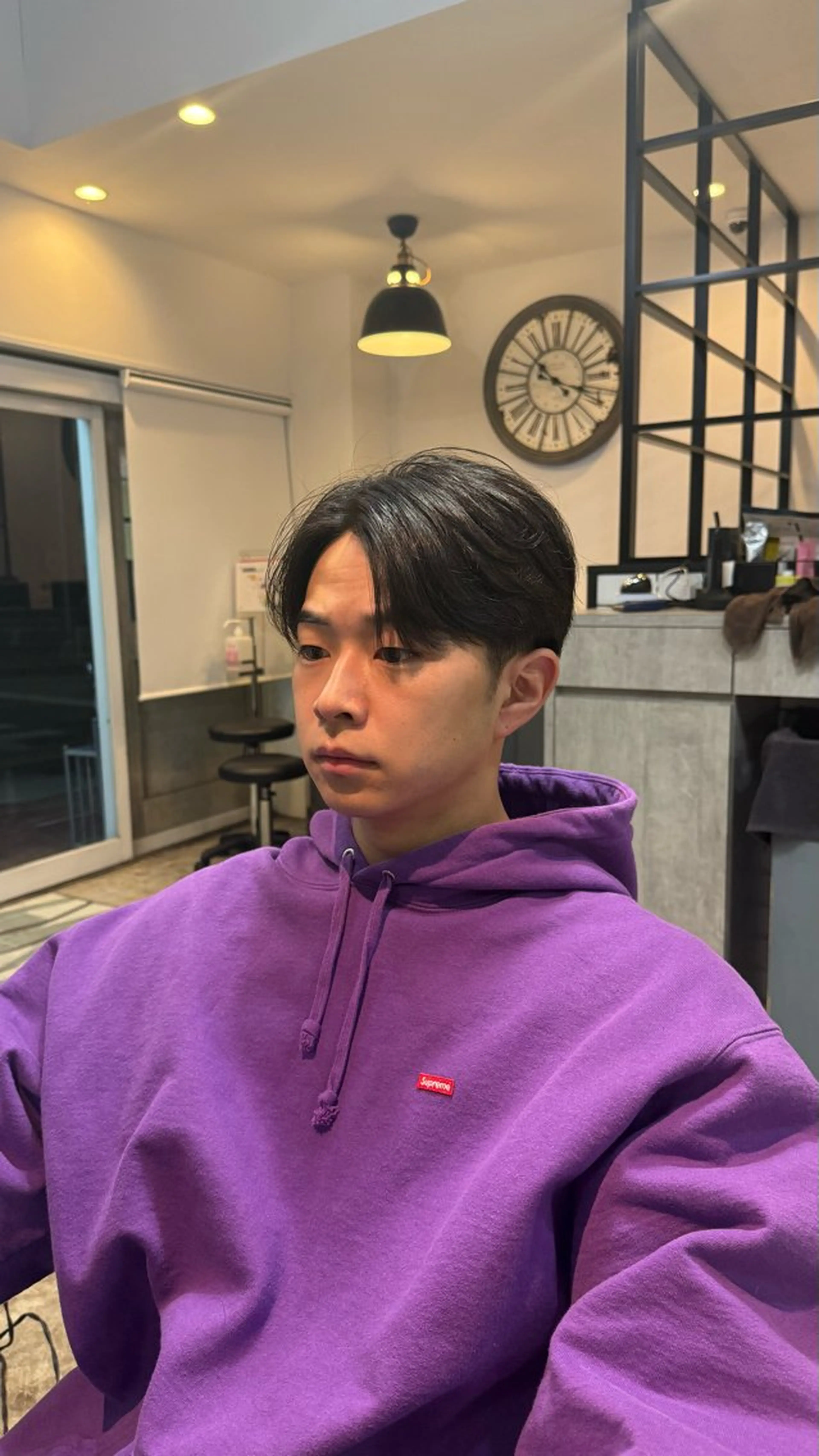 ショート メンズ センターパート 刈り上げ メンズ専門 Ryukiのヘアスタイル