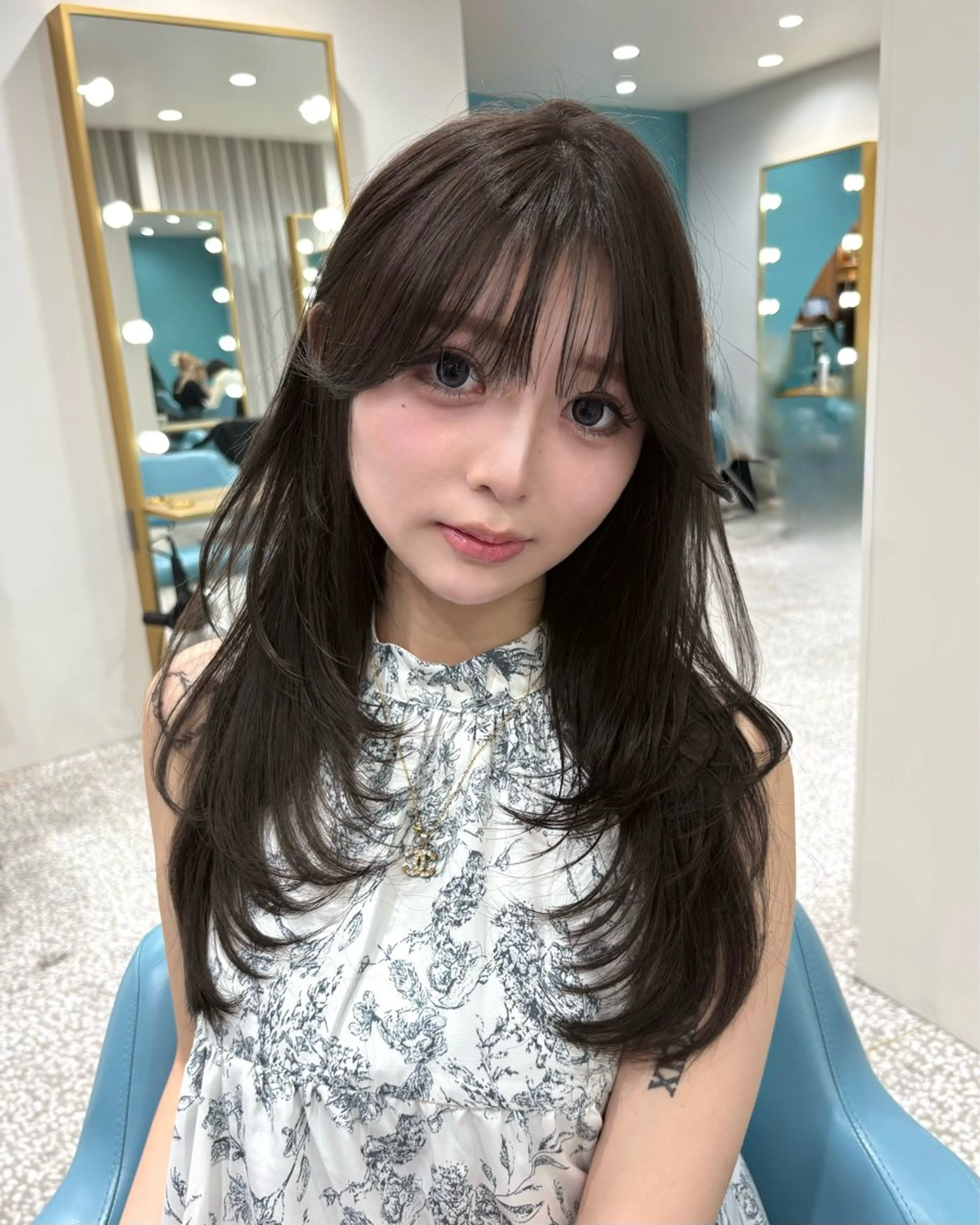 ロング 上谷 圭輝のヘアスタイル