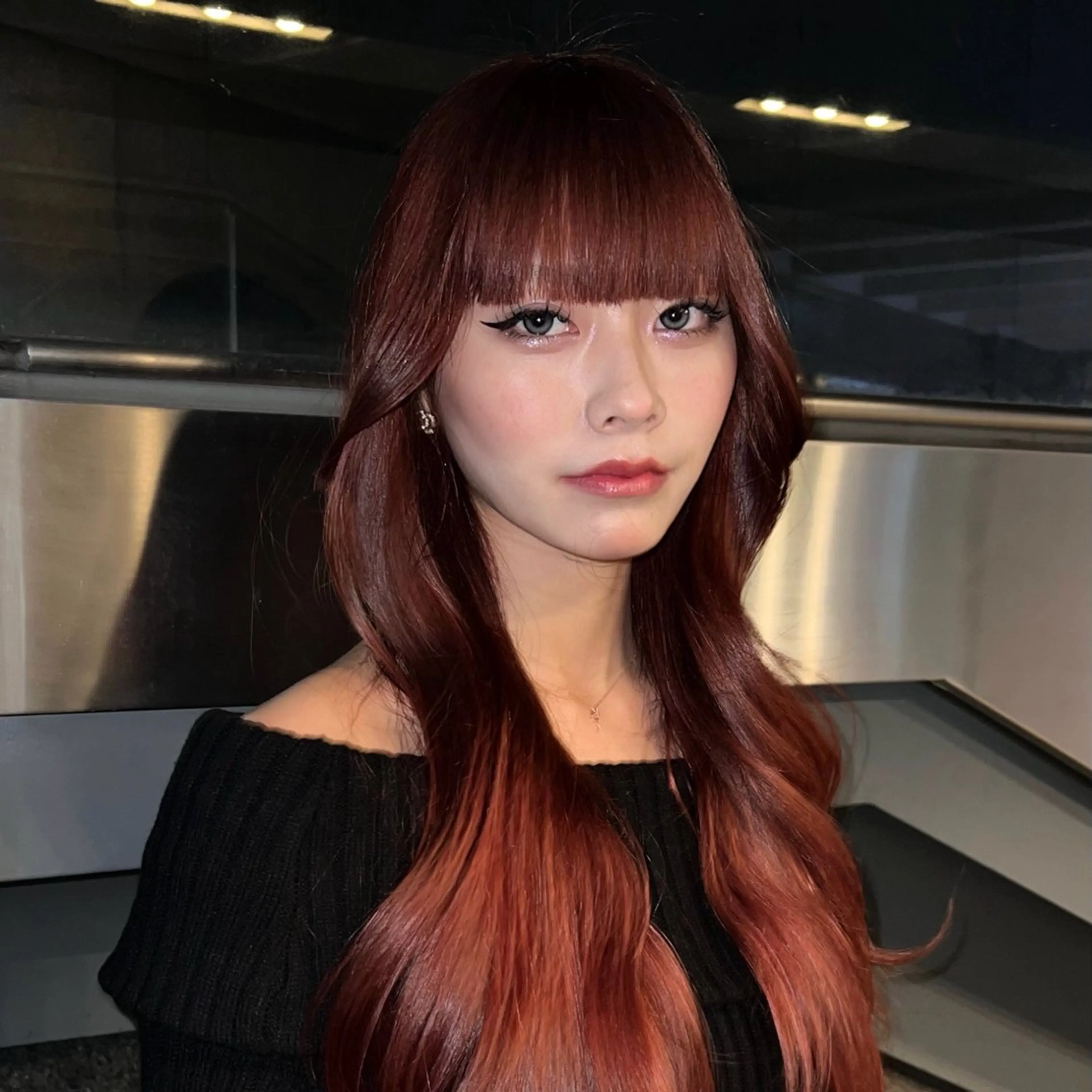 ロング カラー ヘアカラー 大阪梅田/髪質改善/ 透明感カラー/ジョーのヘアスタイル