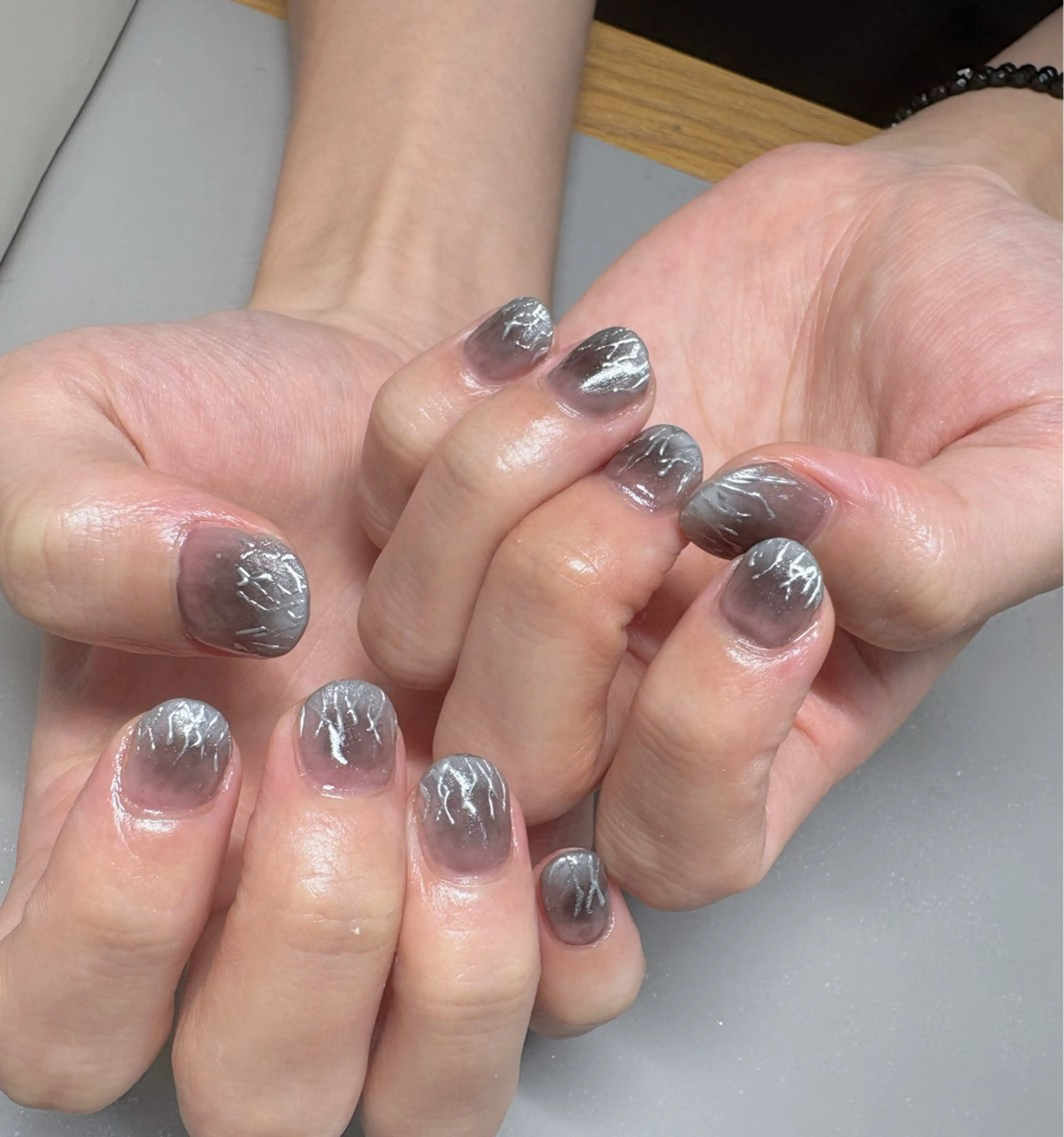 ネイル ハンドネイル 艶/マグネット/網紅 /韓国/岩下りほのネイルデザイン