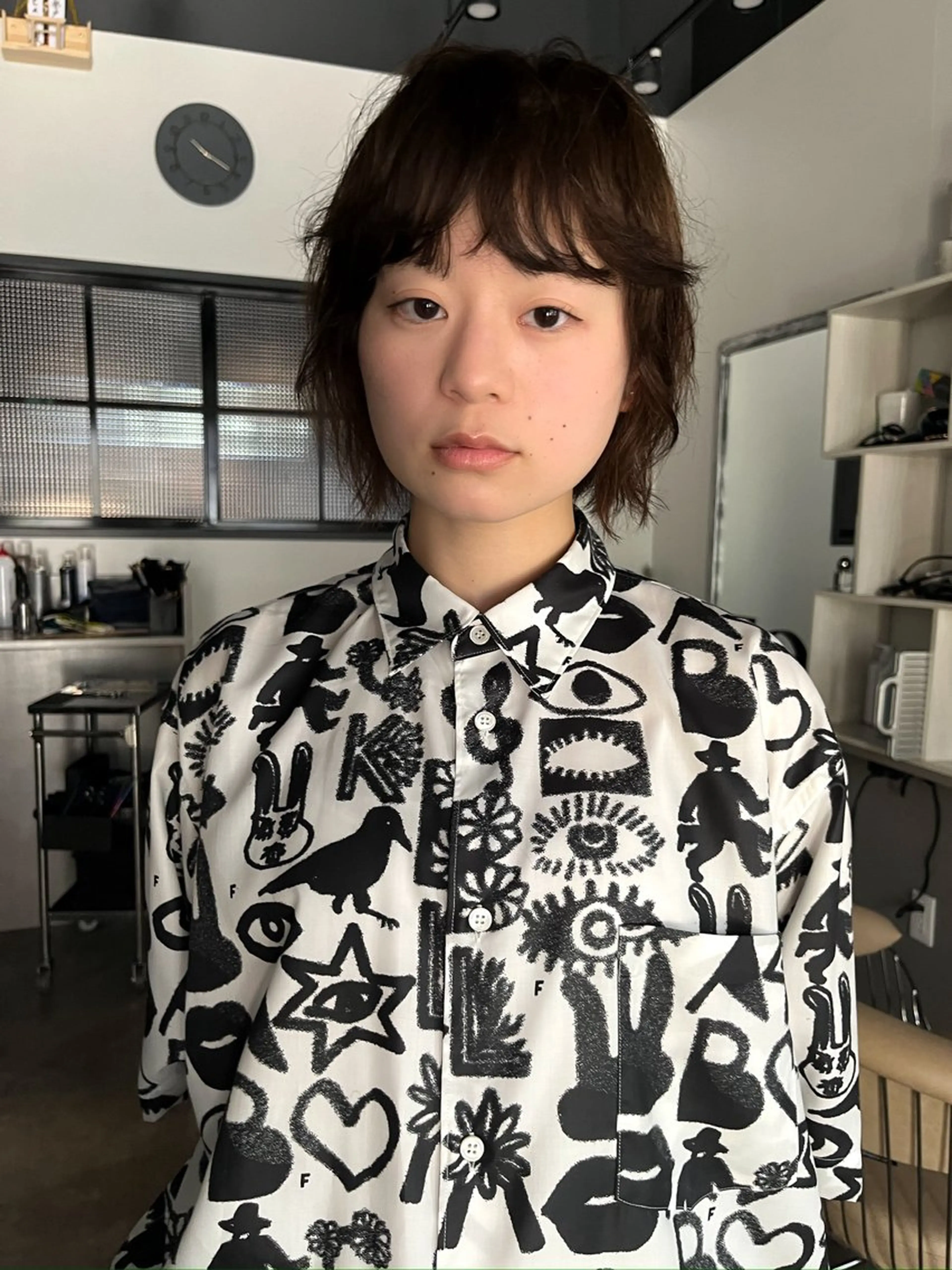 ミディアム ボブレイヤー ボブ レイヤーカット カット dogstar小林諒 パーマ/レイヤーのヘアスタイル