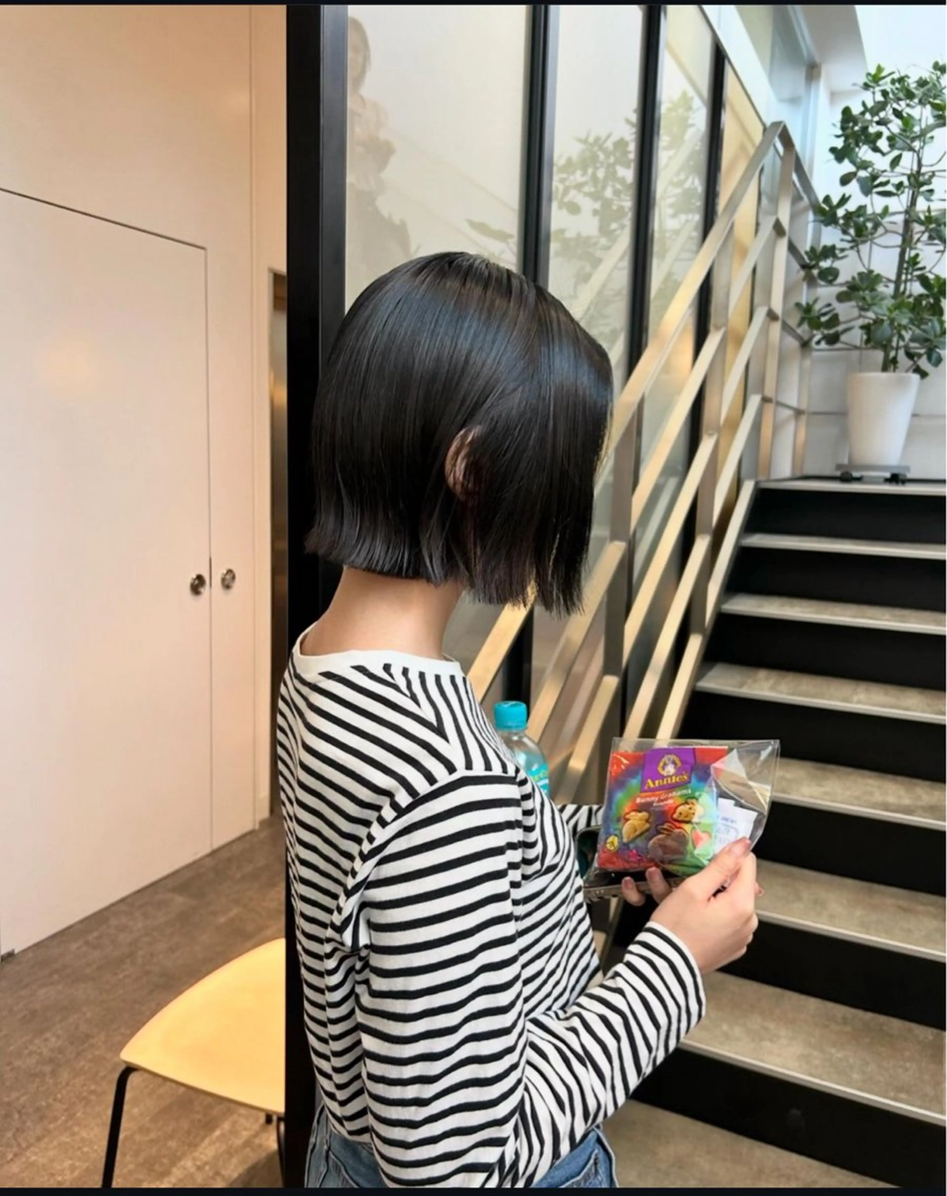 ミディアム カラー パーマ ヘアアレンジ メンズ キッズ ショートボブ ボブ 外ハネヘア stylist 🌸 kana.のヘアスタイル