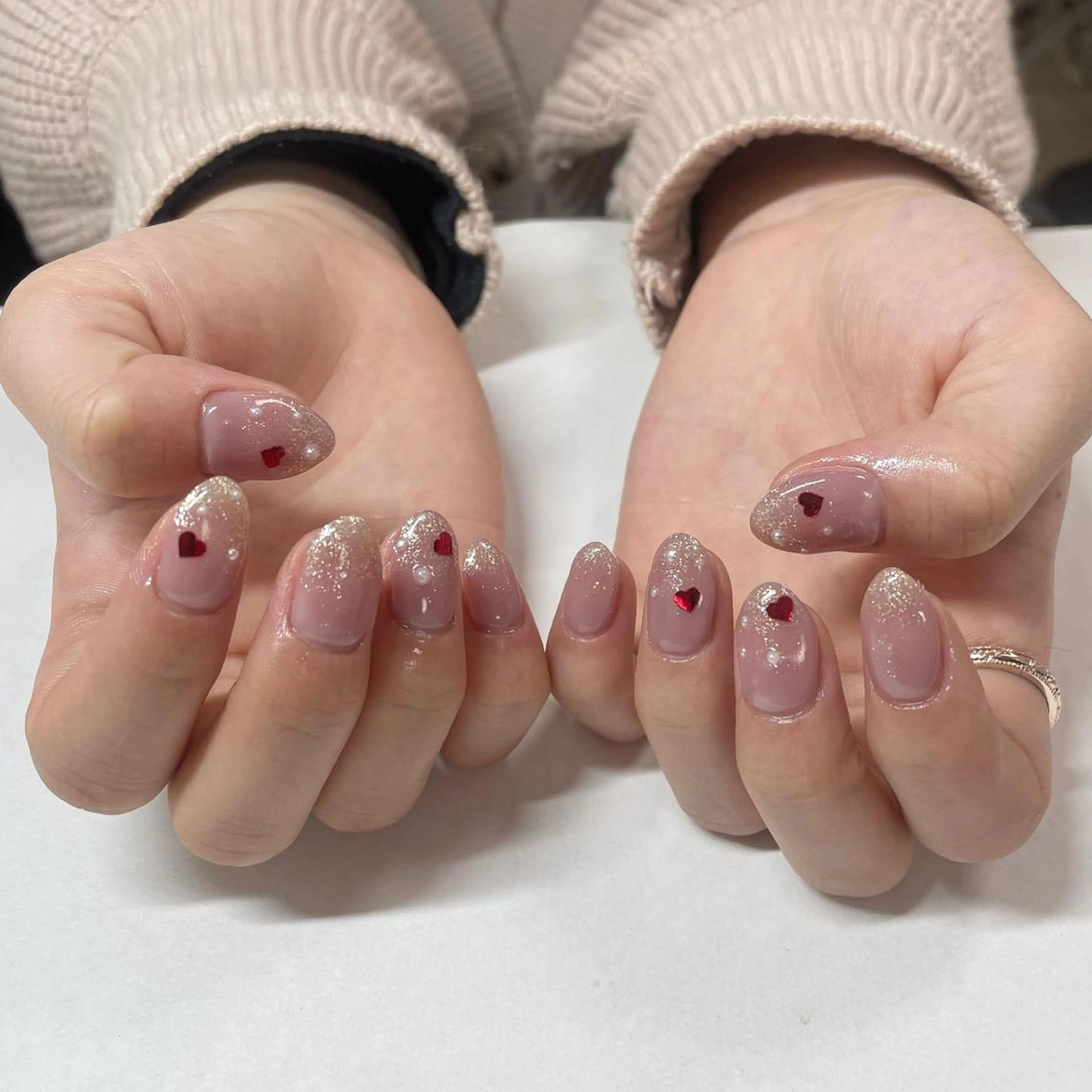 ネイル ハート ☆saori ☆のネイルデザイン