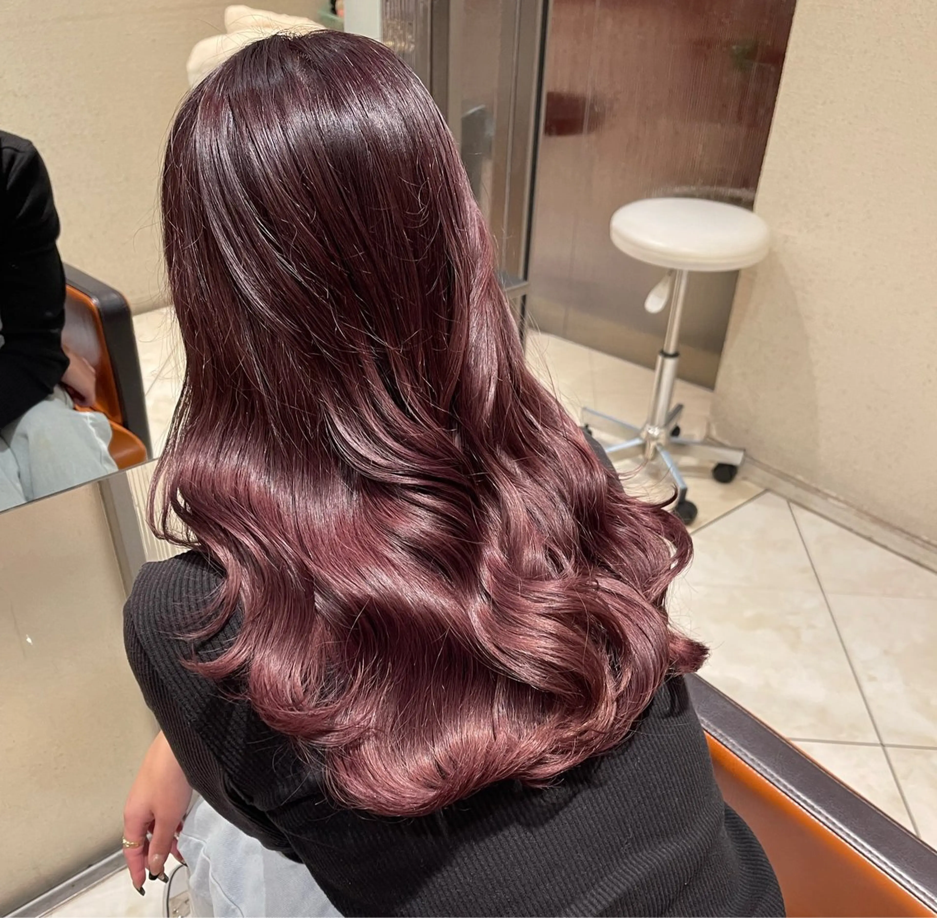 セミロング カラー 前田 彩良のヘアスタイル