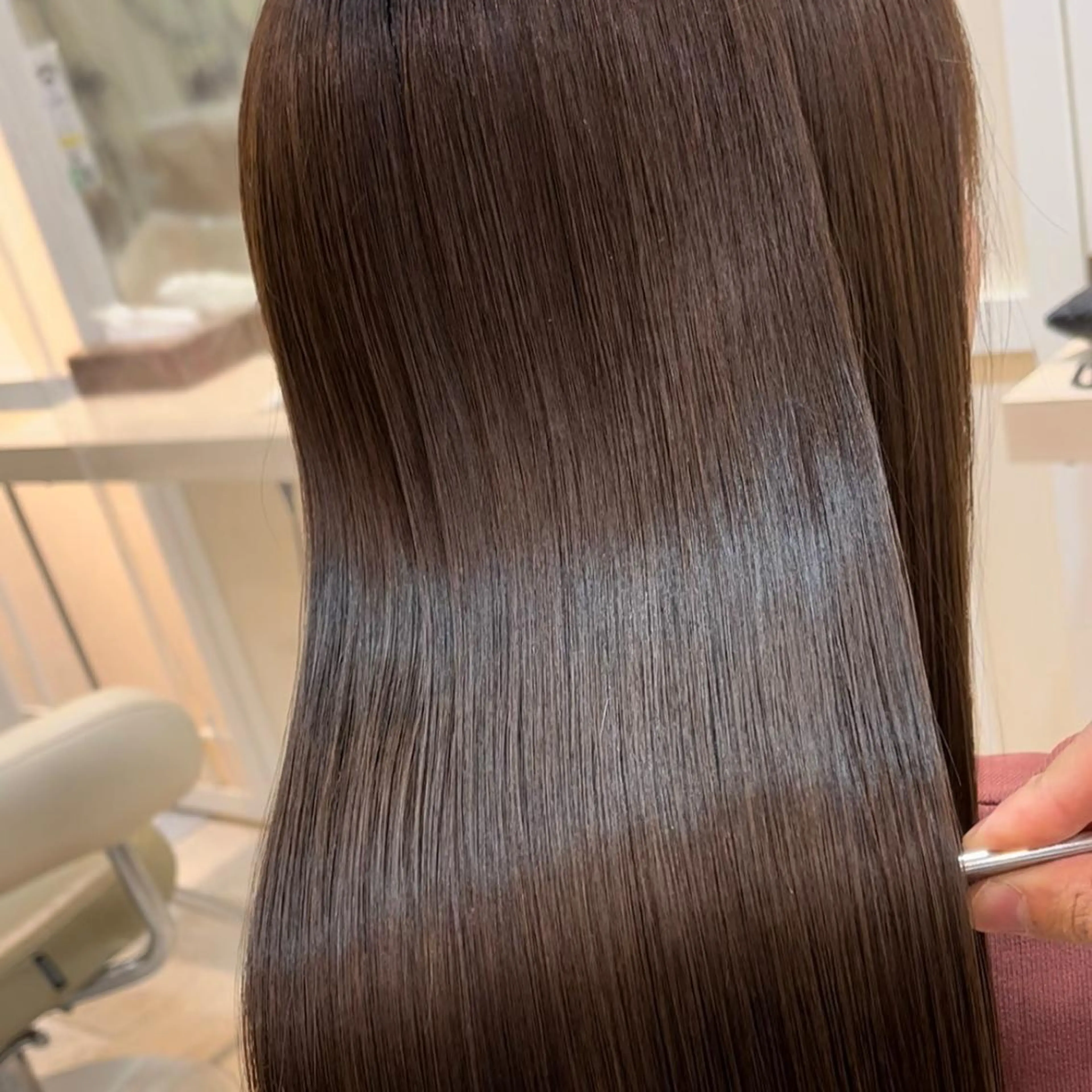 ロング 縮毛矯正 ハイトーン/ブリーチ 栄/Sayakaのヘアスタイル