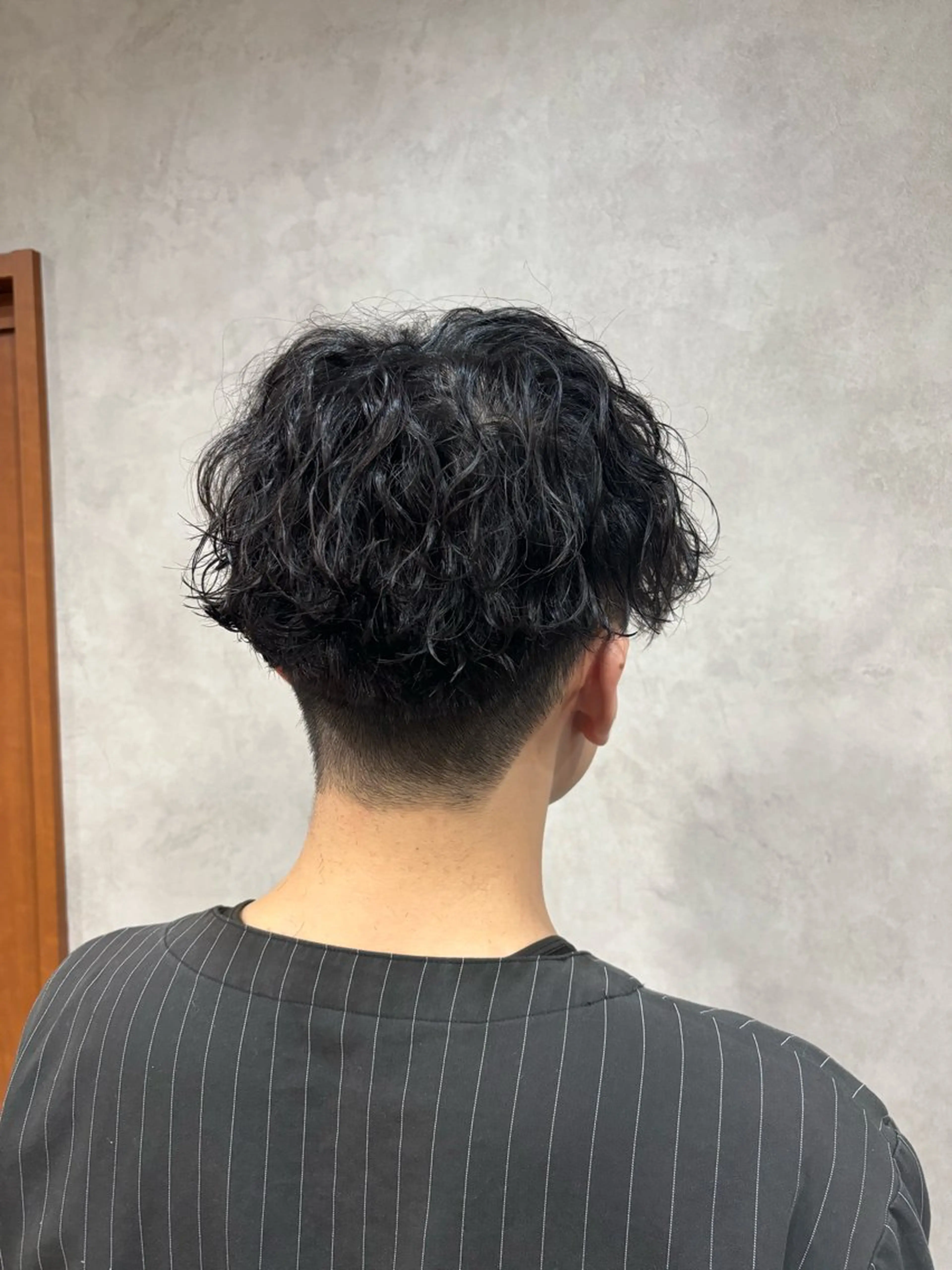 パーマ メンズ パーマ職人🔥／短髪 執行役員／YUTAのヘアスタイル