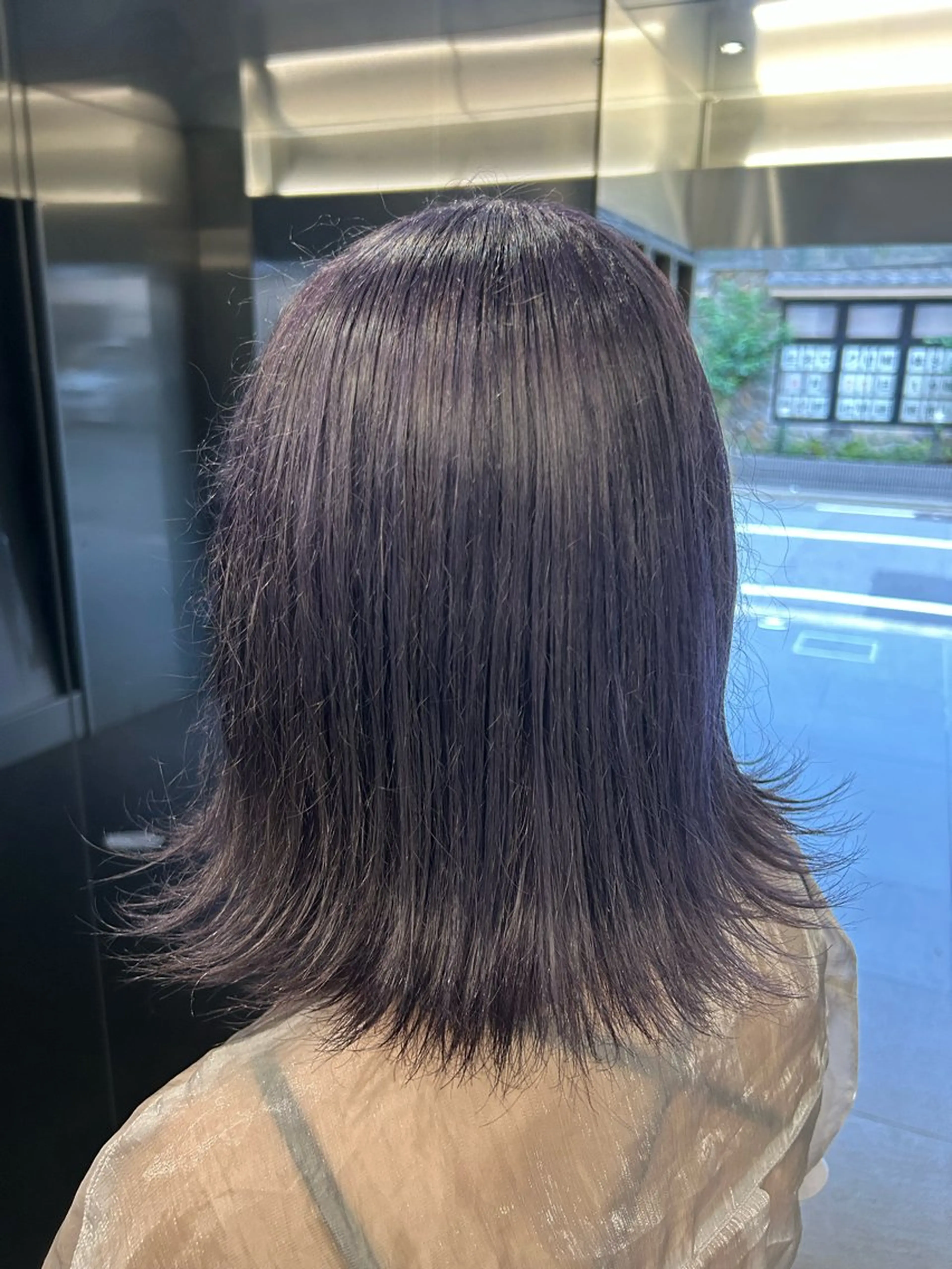 ミディアム ヘアカラー 福田 康貴のヘアスタイル