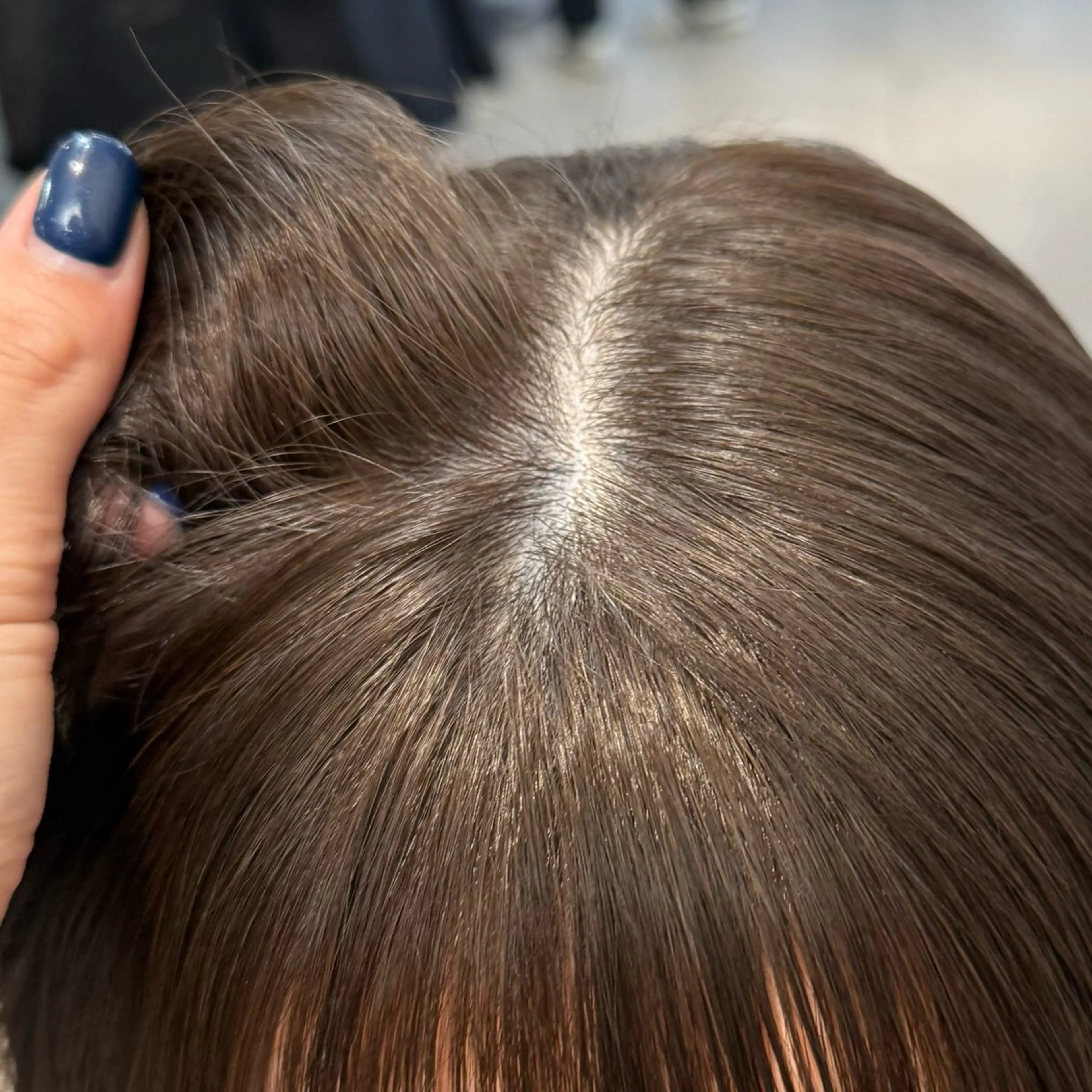 ミディアム カラー ミルクティー× グレージュMOMOのヘアスタイル