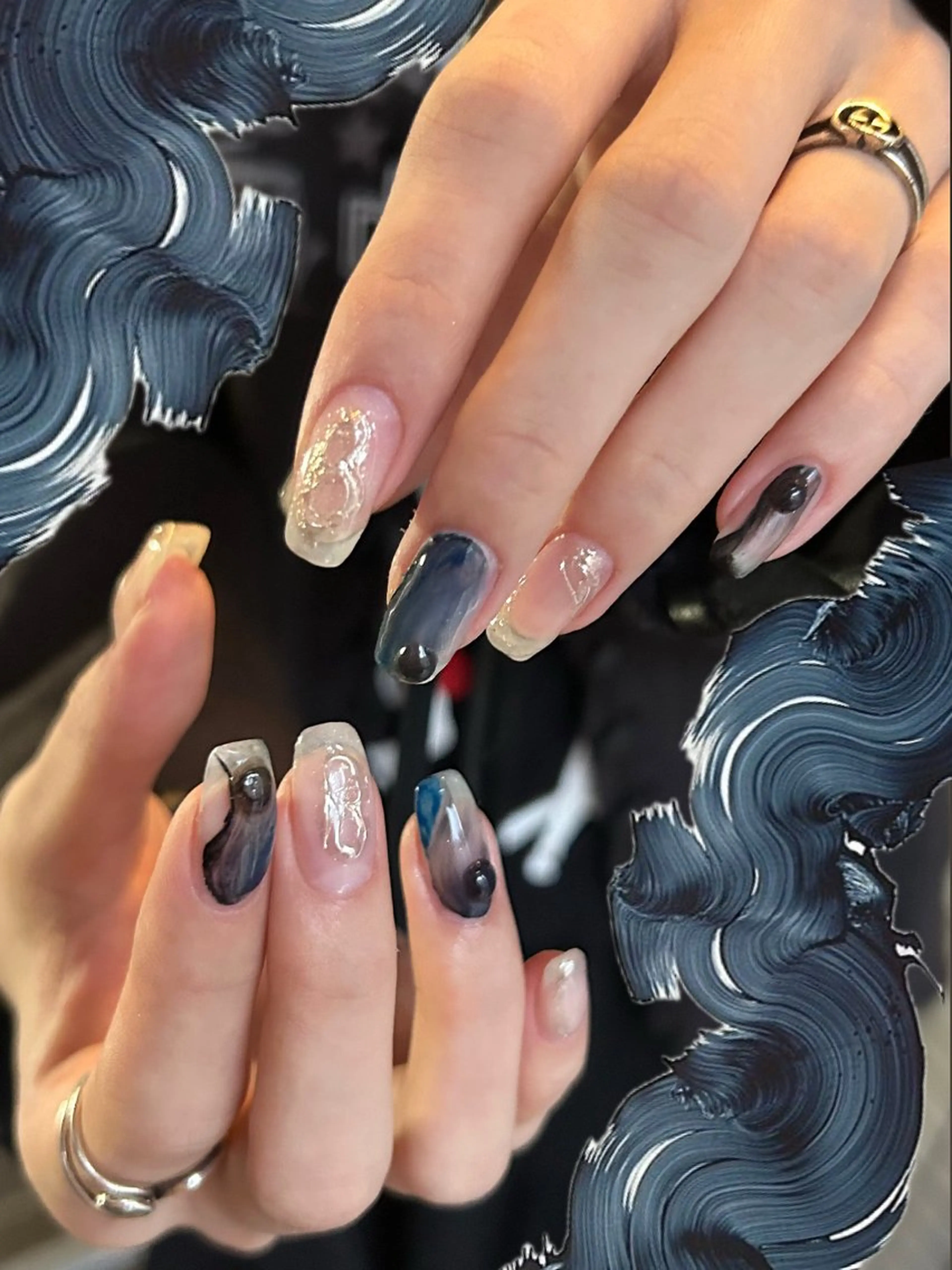 ネイル ハンドネイル フットネイル ASA nail / アート☀︎ニュアンスのネイルデザイン