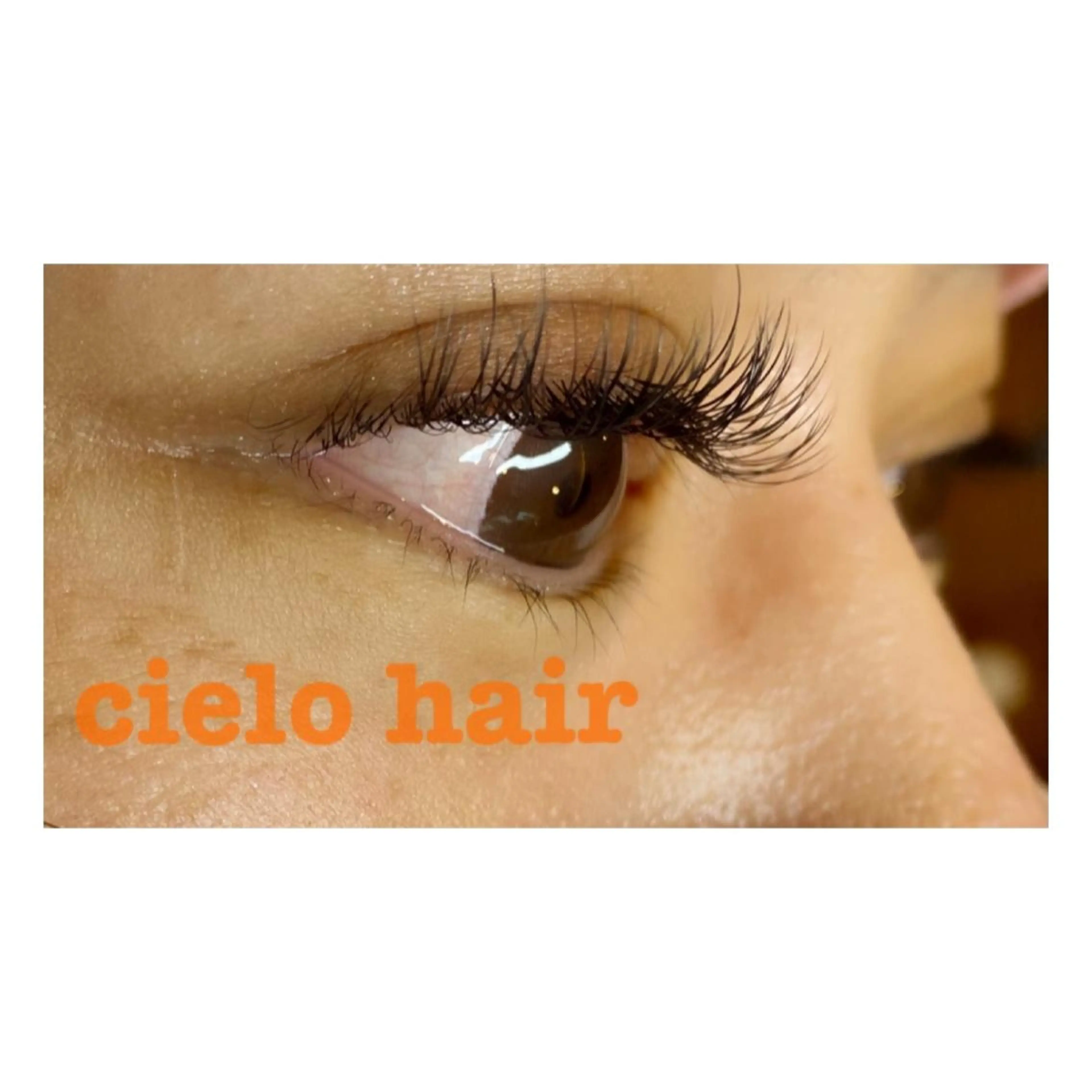 マツエク・マツパ フラットラッシュ セーブル cielo natsukiのマツエク・マツパデザイン