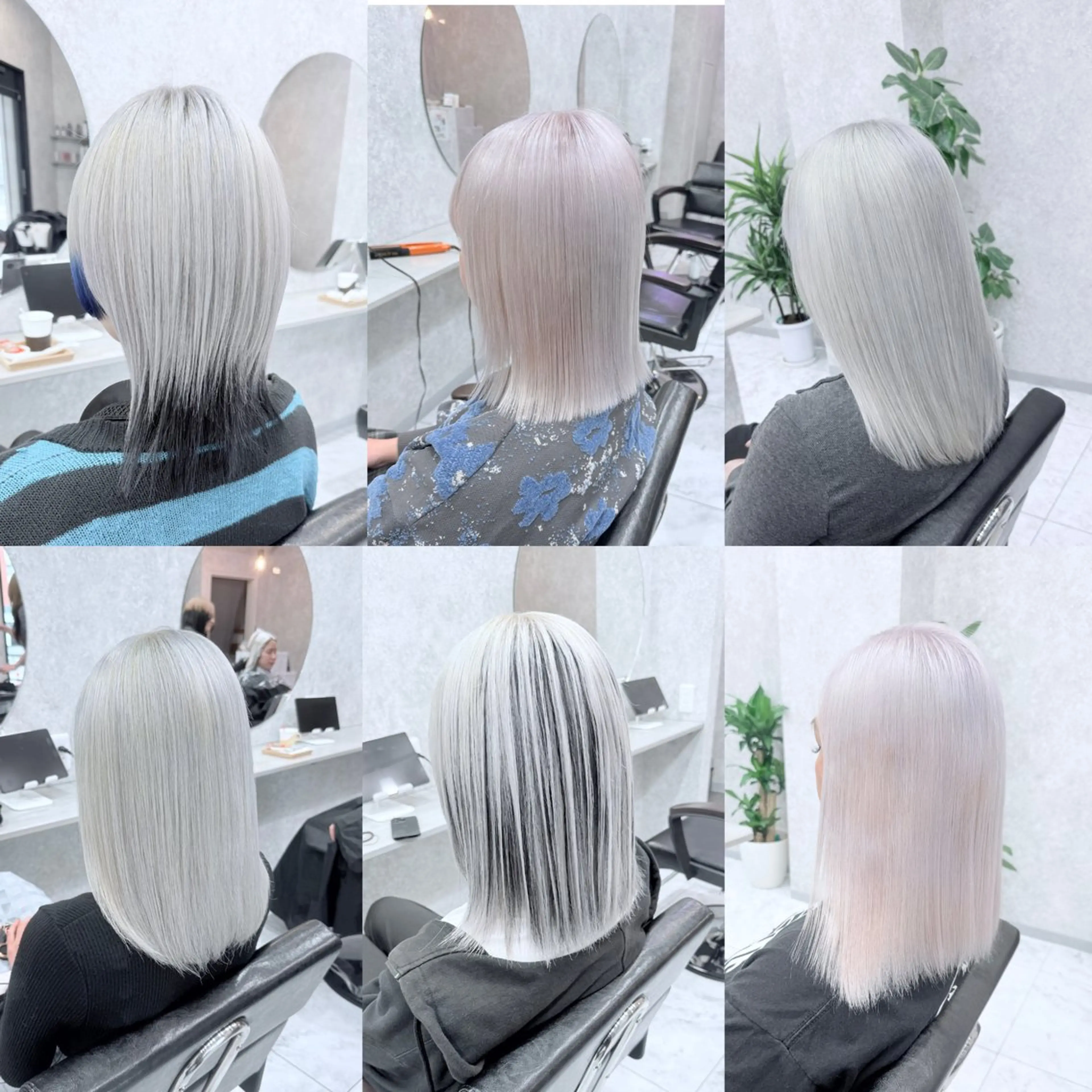 セミロング カラー ブリーチ ケアブリーチ デザインカラー ダブルカラー ハイトーンカラー ヘアカラー 🌈派手髪ハイトーン 🌈鈴木亮太🌈のヘアスタイル