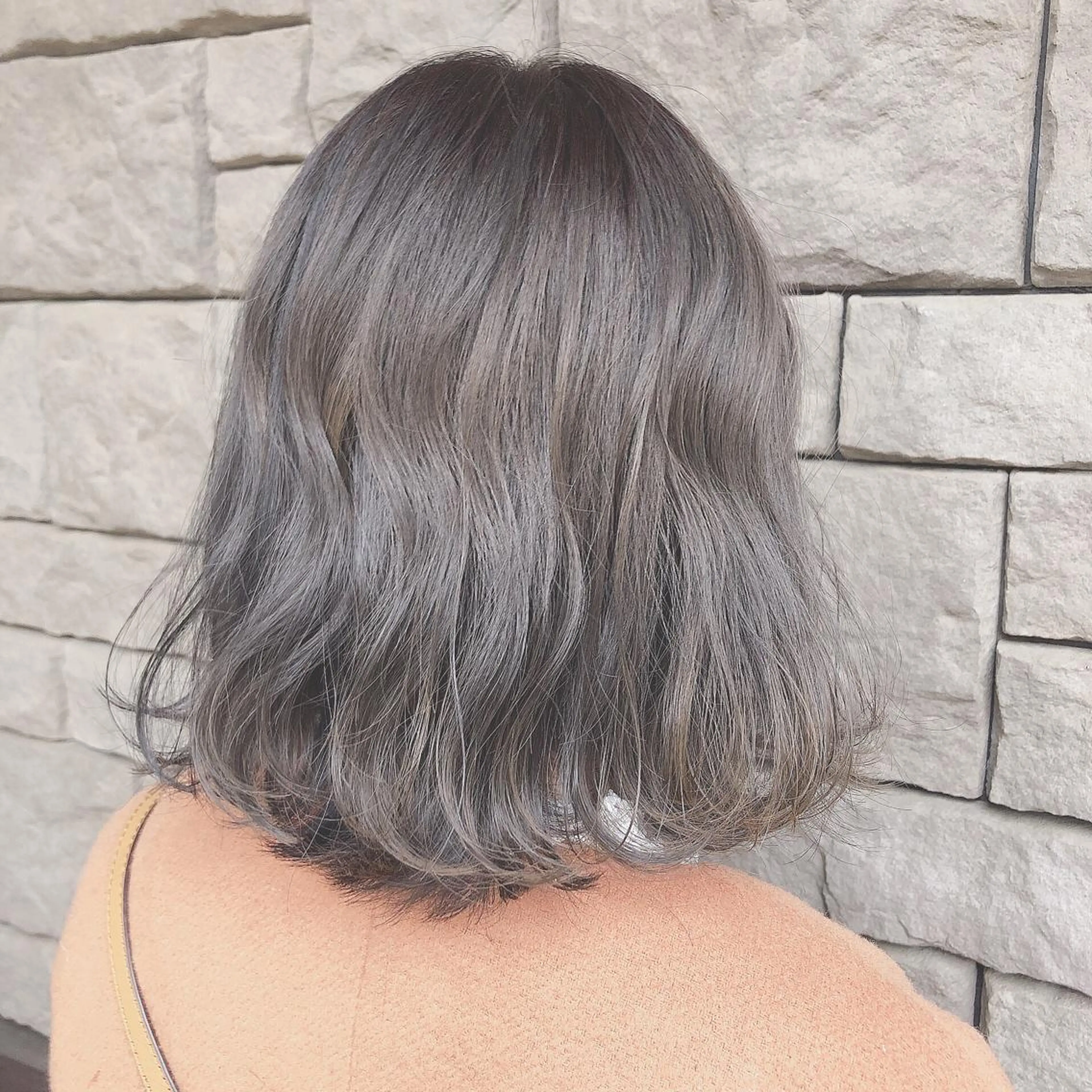 ミディアム カラー 店長/mao/ 前髪/顔周りカットのヘアスタイル