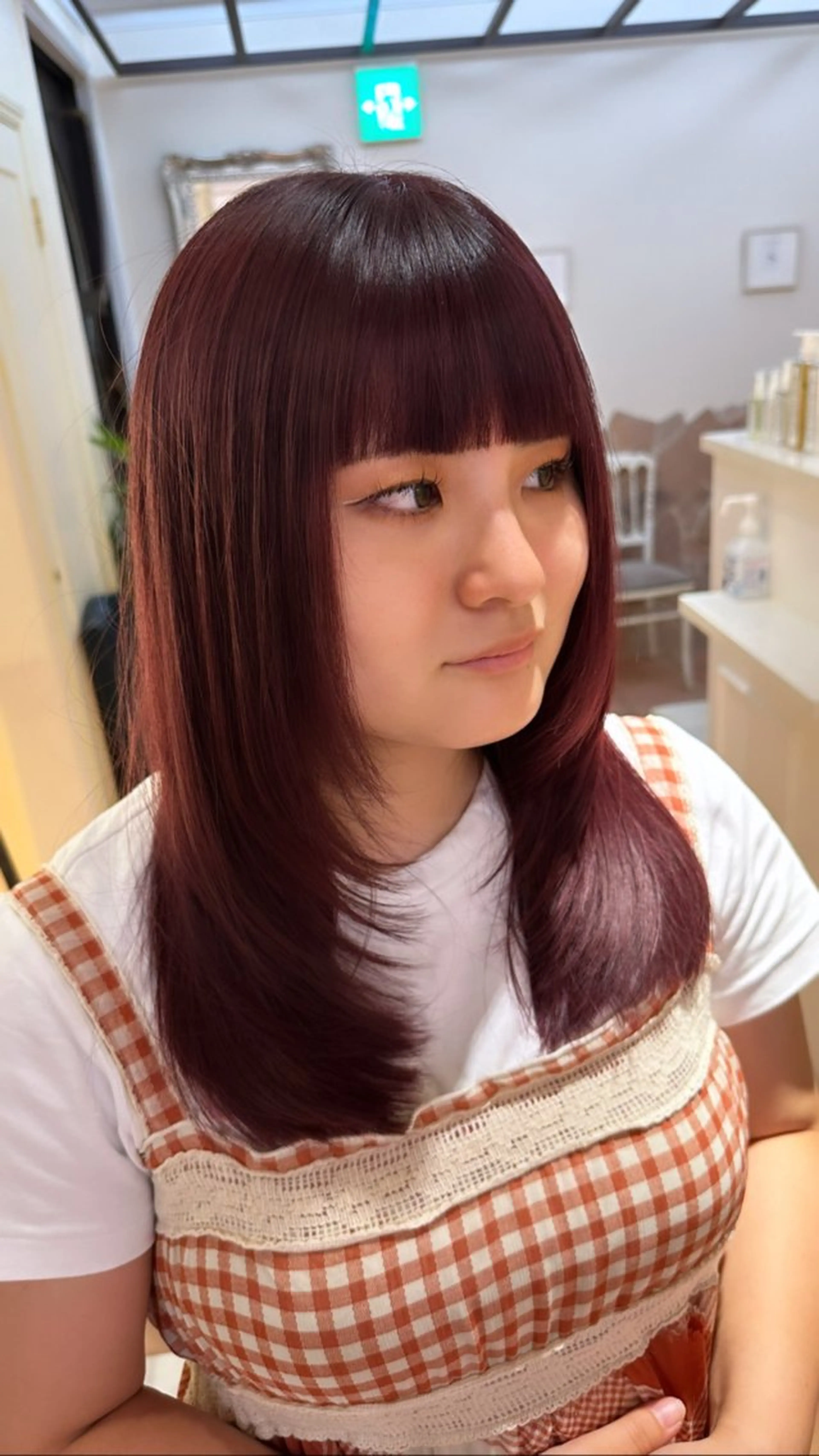 ミディアム カラー カット ヘアカラー トリートメント ヘッドスパ 韓国系レイヤー特化 hiroのヘアスタイル