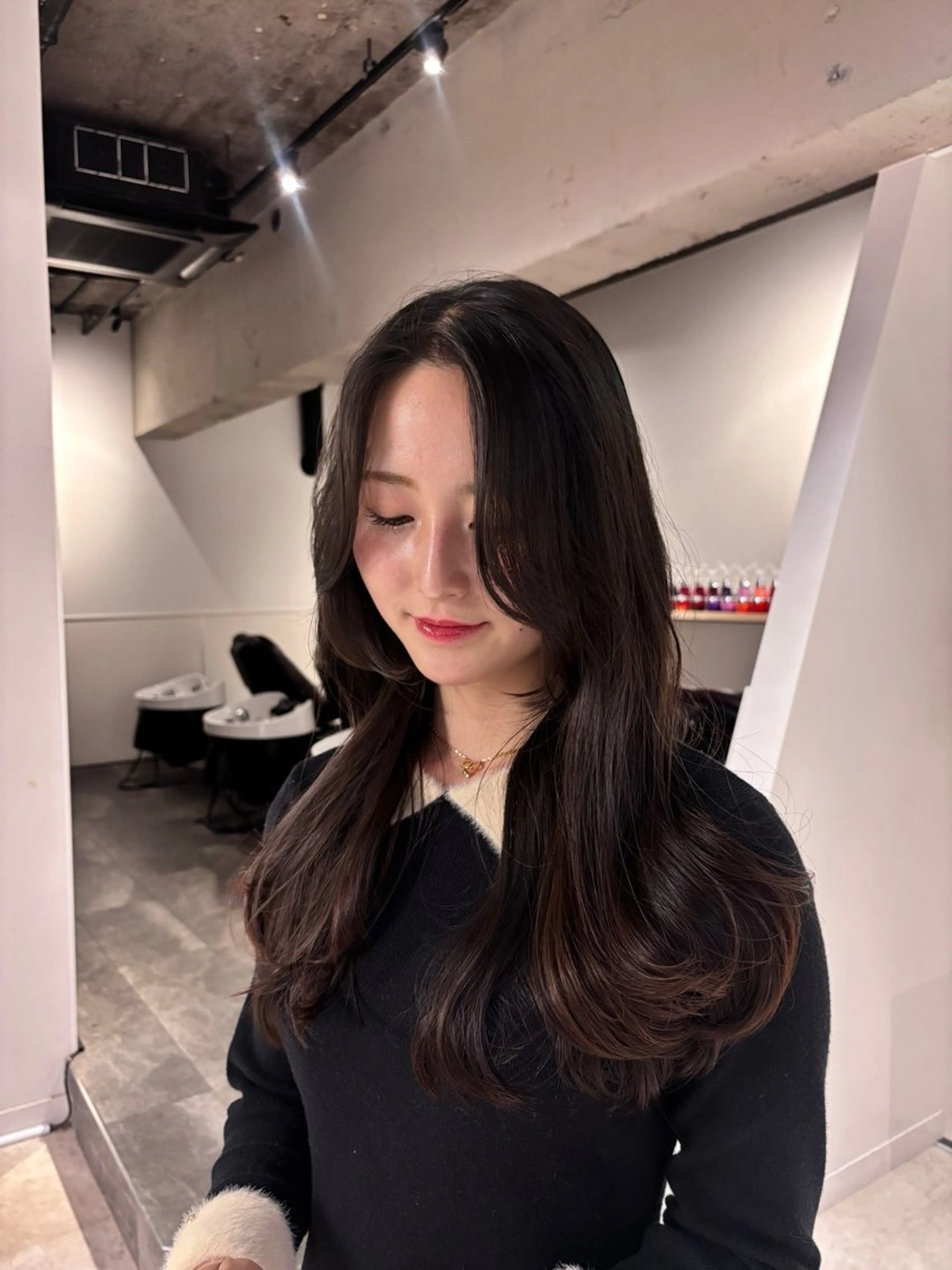 ロング レイヤーカット miyu 🫧のヘアスタイル