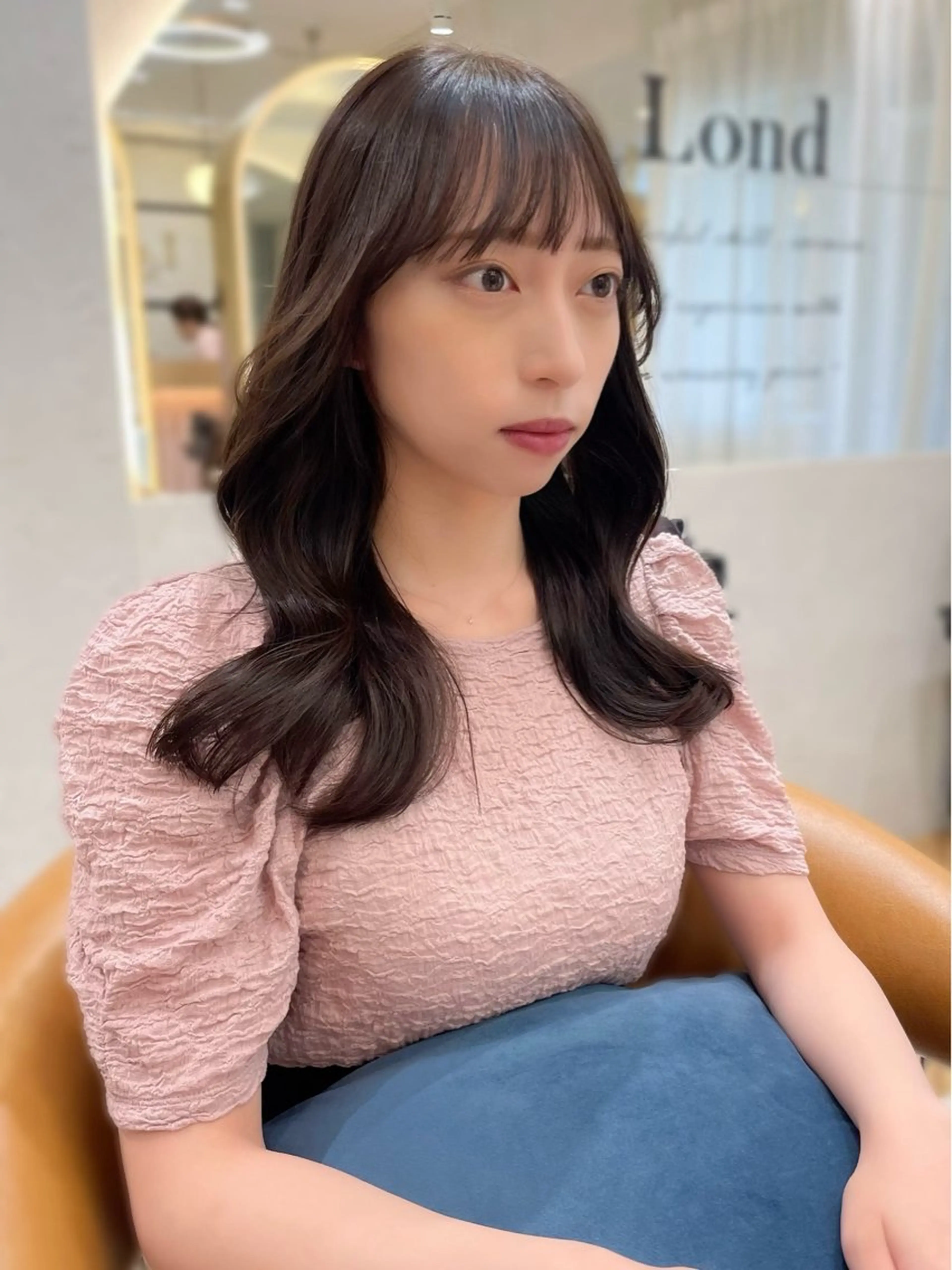 ロング カット ヘアカラー トリートメント 育休中4/30- 予約受付/野崎かよのヘアスタイル