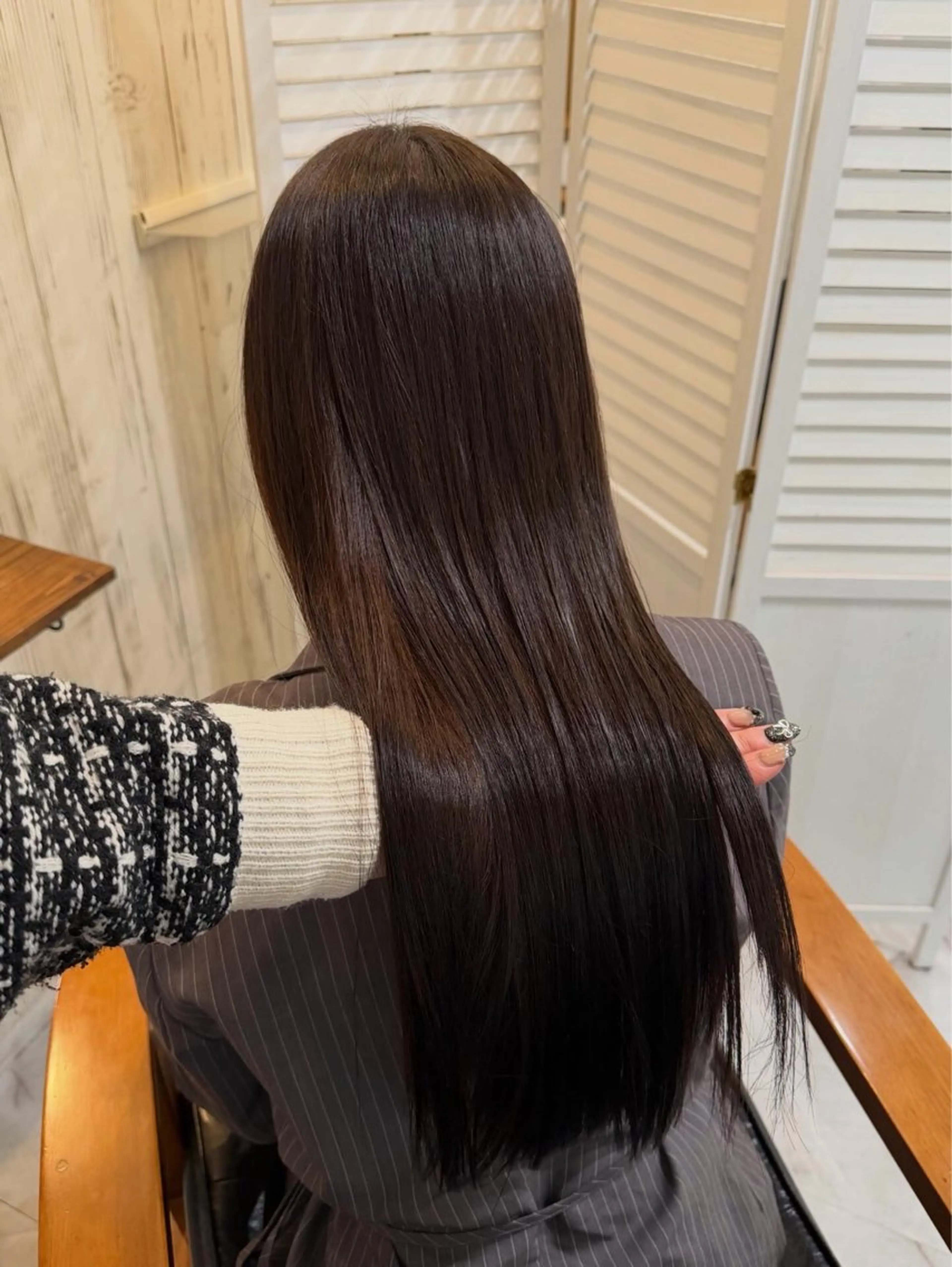 ロング カラー ヘアカラー トリートメント 🎀𝑹𝑰𝑲𝑶 🎀【福島・梅田】のヘアスタイル