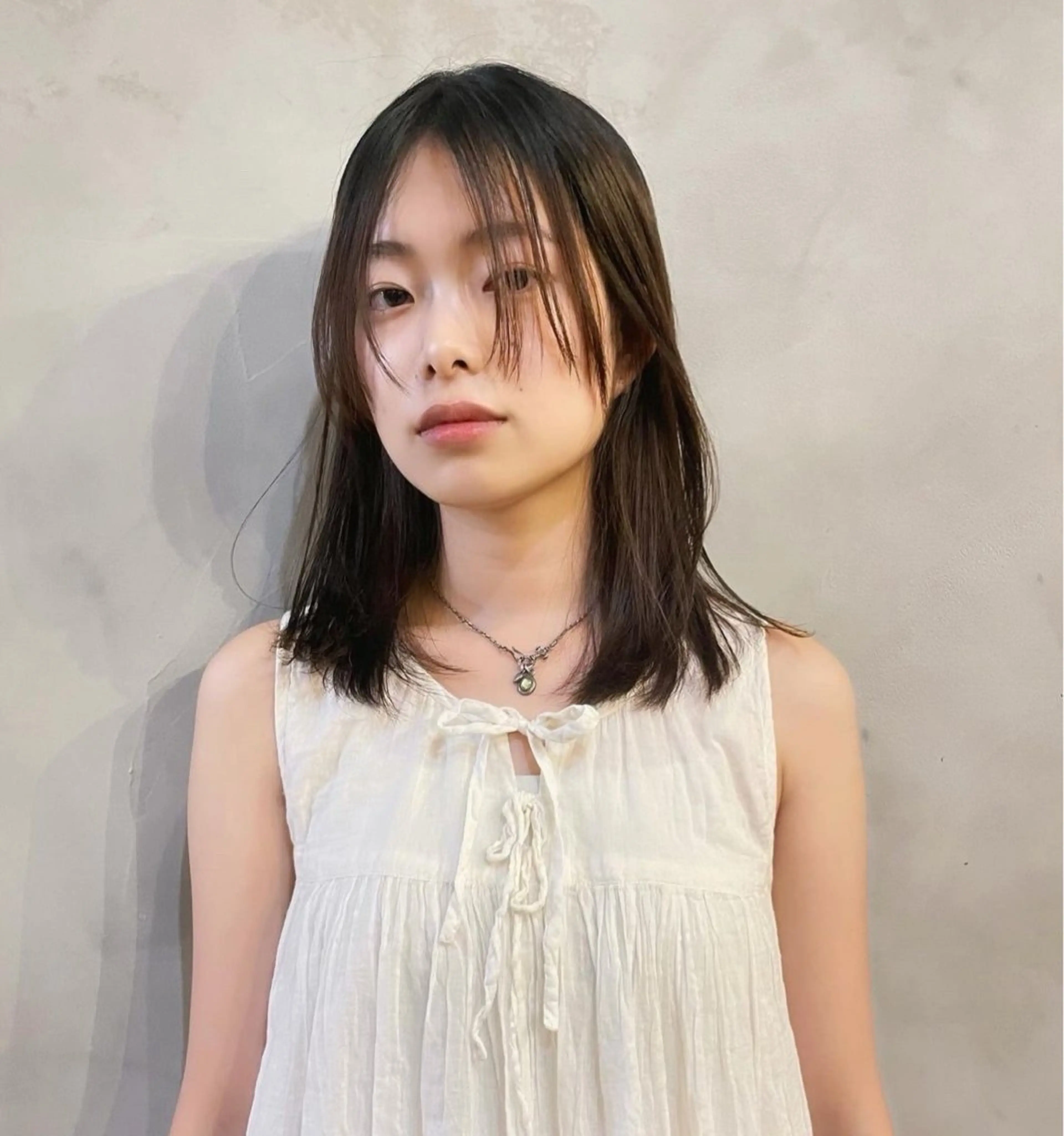 ミディアム カラー 似合わせカット 🌿‬しゃらのヘアスタイル